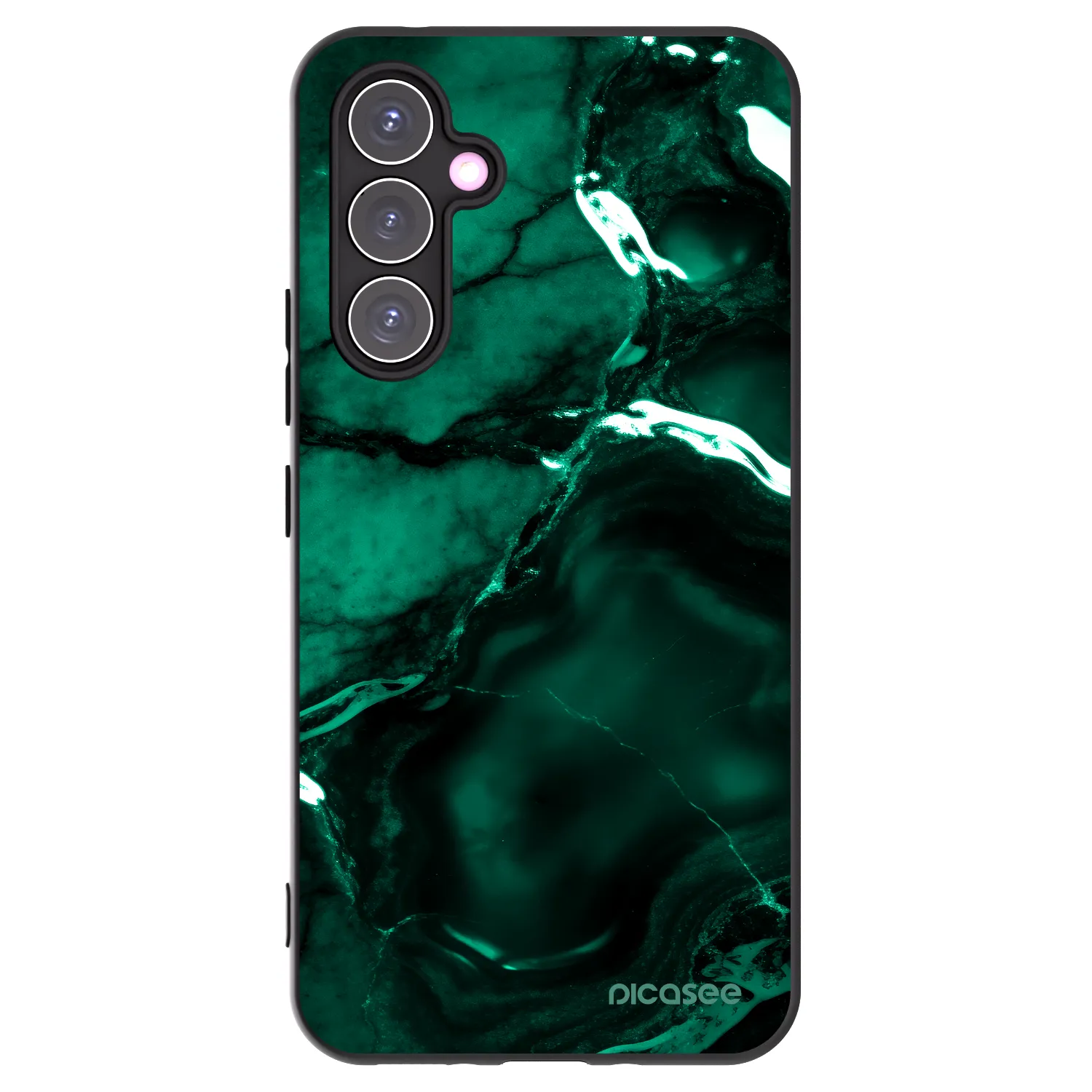 Picasee husă neagră din silicon pentru Samsung Galaxy A54 5G A546B - Dark emerald