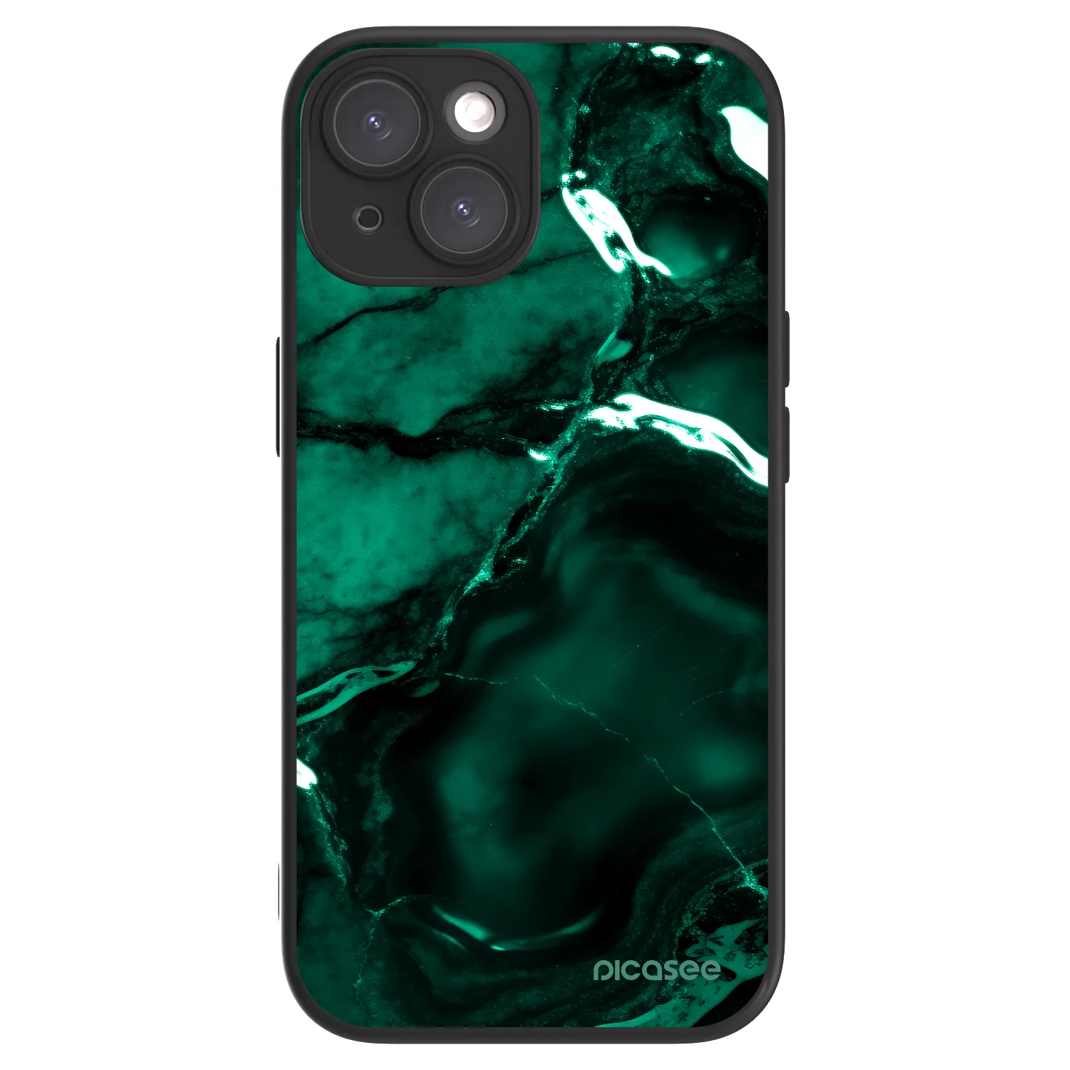 Picasee ULTIMATE CASE MagSafe pentru Apple iPhone 15 - Dark emerald