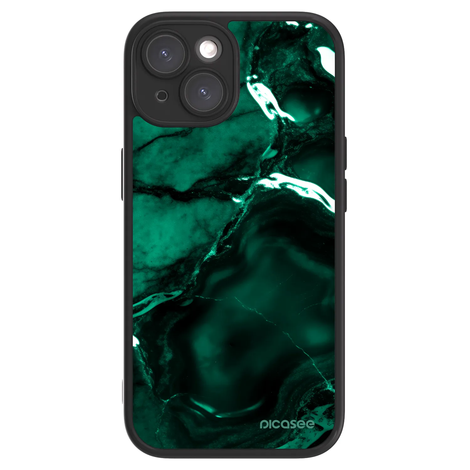Picasee ULTIMATE CASE pentru Apple iPhone 15 - Dark emerald