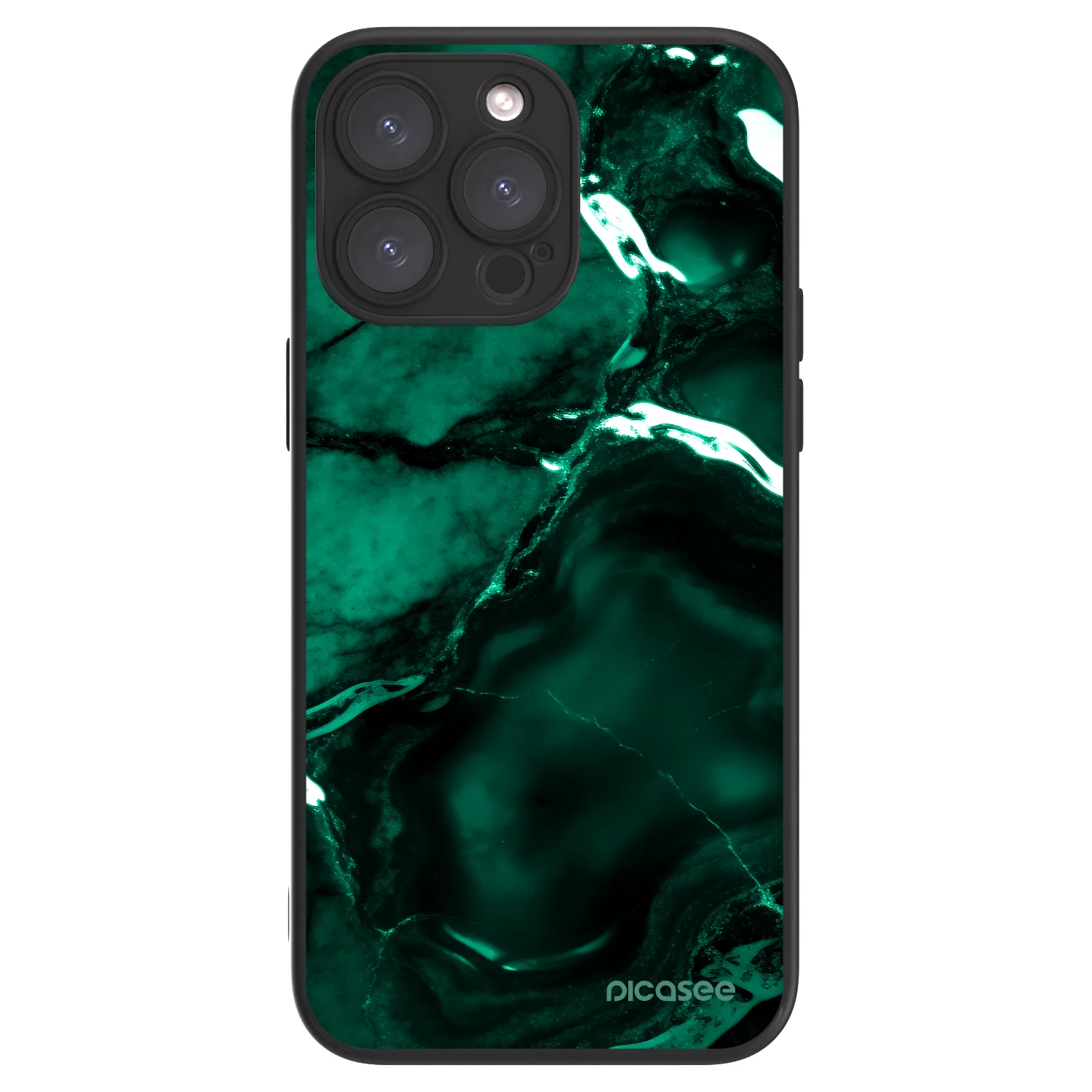 Picasee ULTIMATE CASE pentru Apple iPhone 15 Pro Max - Dark emerald