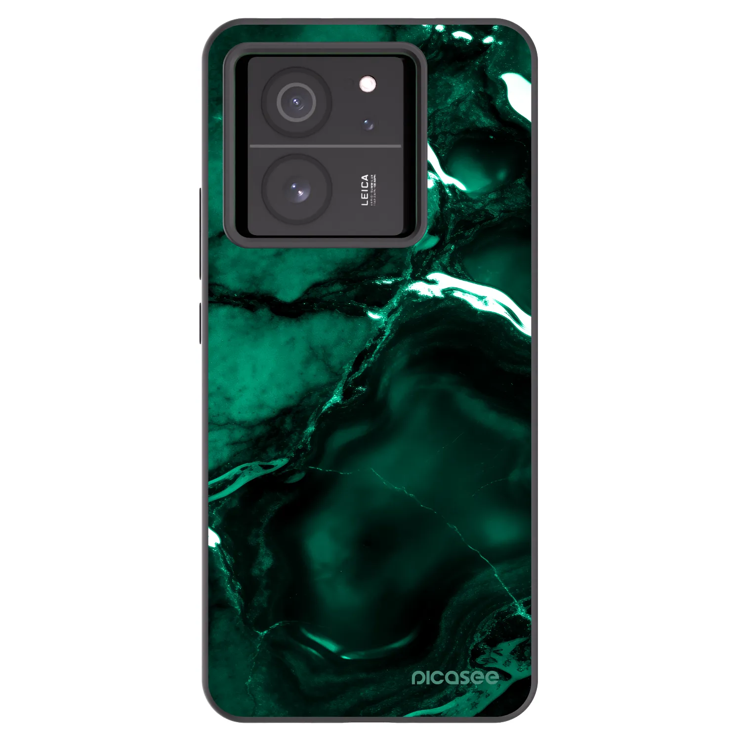 Picasee husă neagră din silicon pentru Xiaomi 13T - Dark emerald
