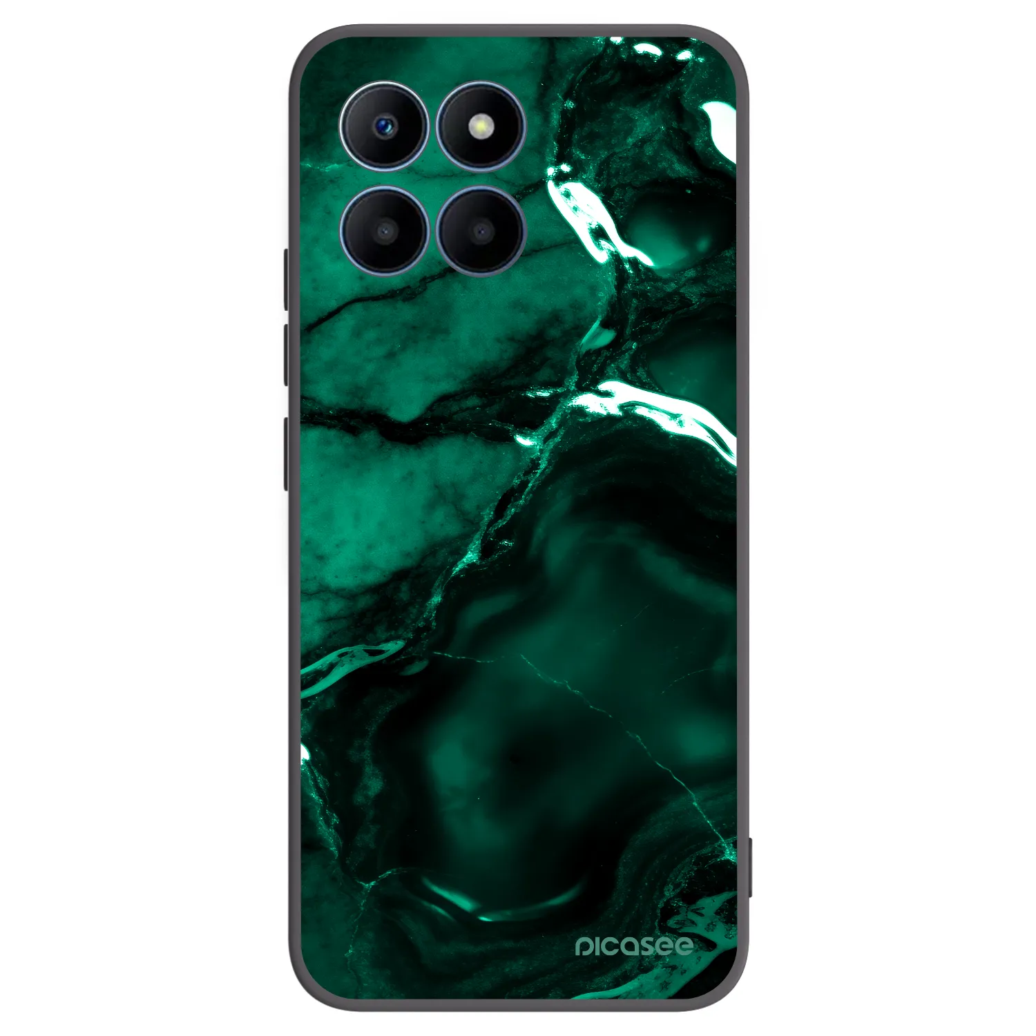 Picasee husă neagră din silicon pentru Honor 70 Lite - Dark emerald