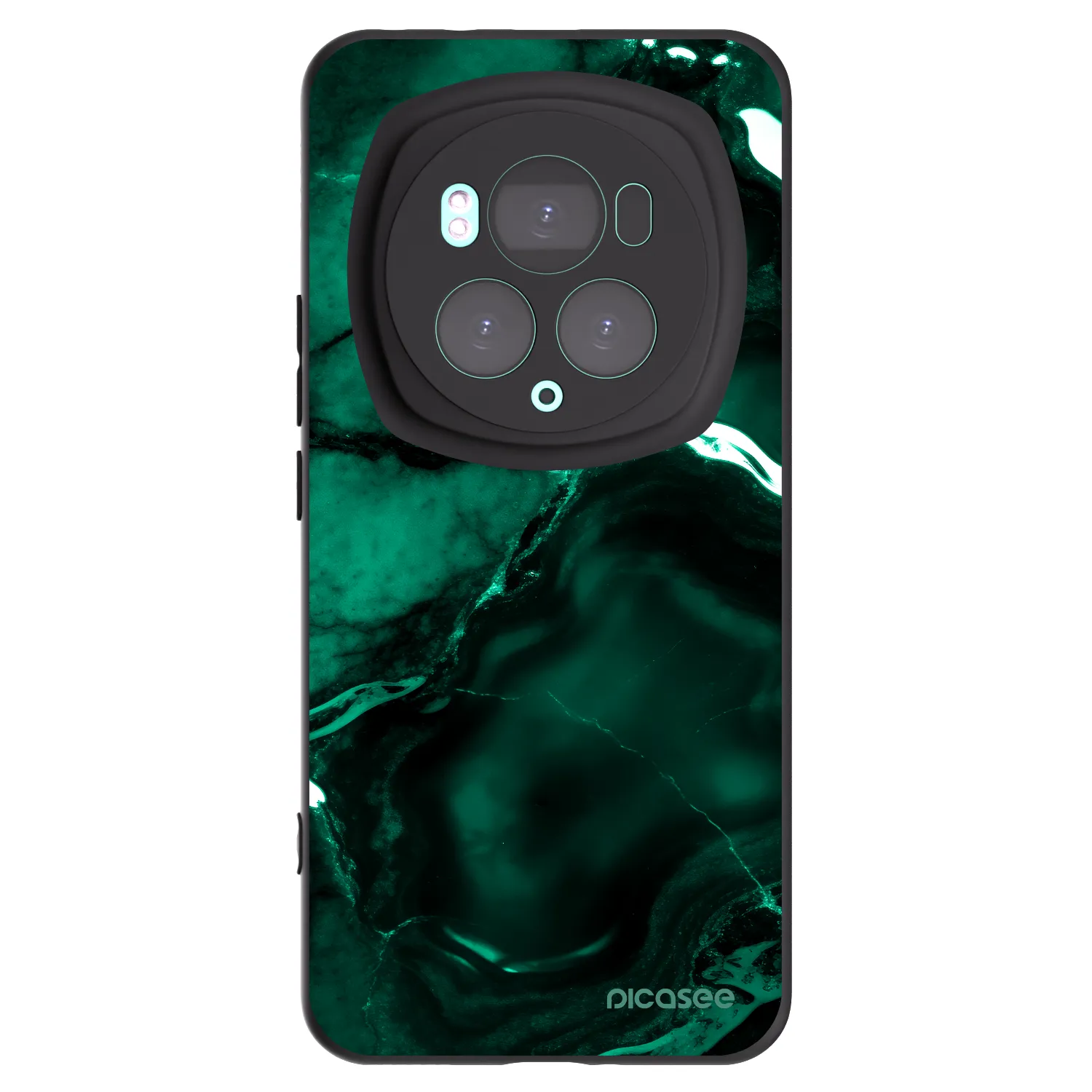 Picasee husă neagră din silicon pentru Honor Magic6 Pro - Dark emerald