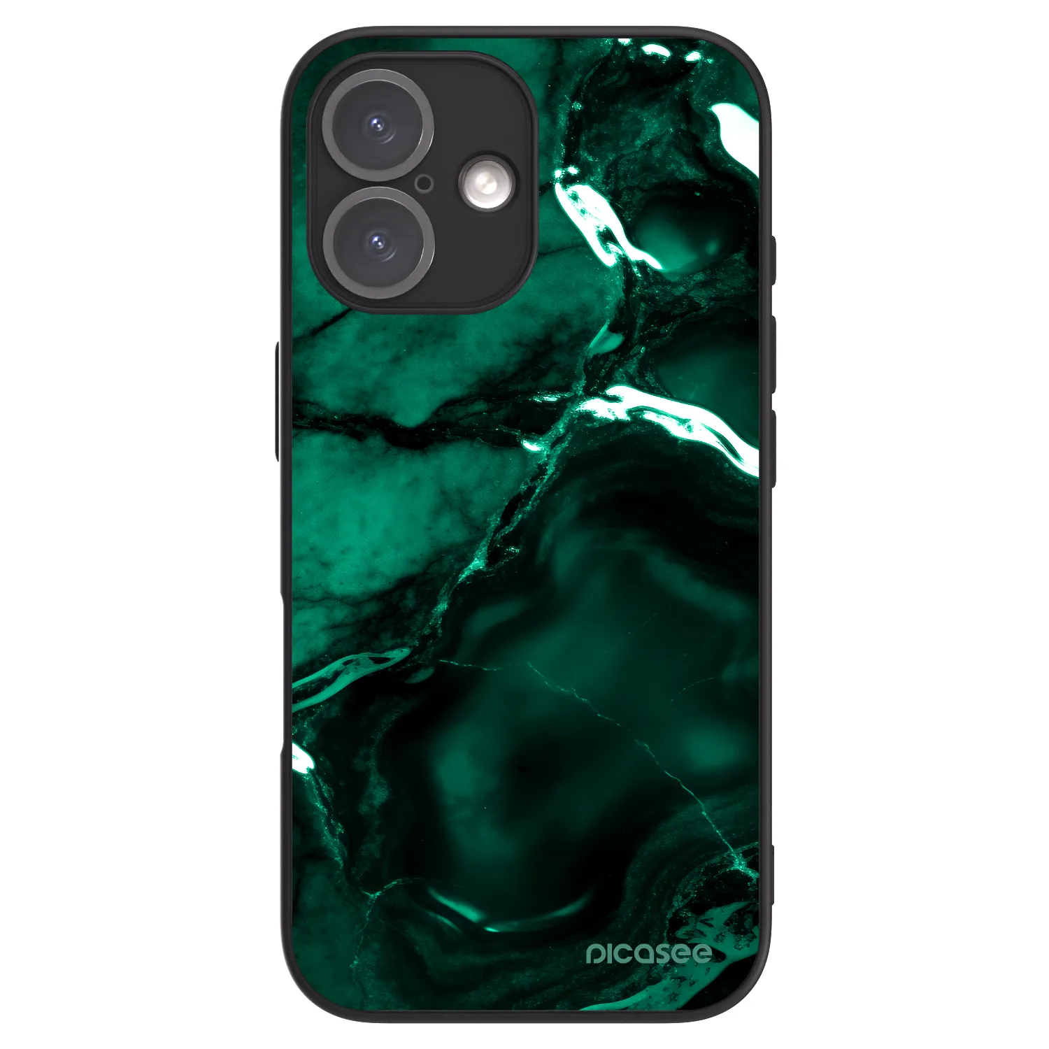 Picasee ULTIMATE CASE MagSafe pentru Apple iPhone 16 - Dark emerald