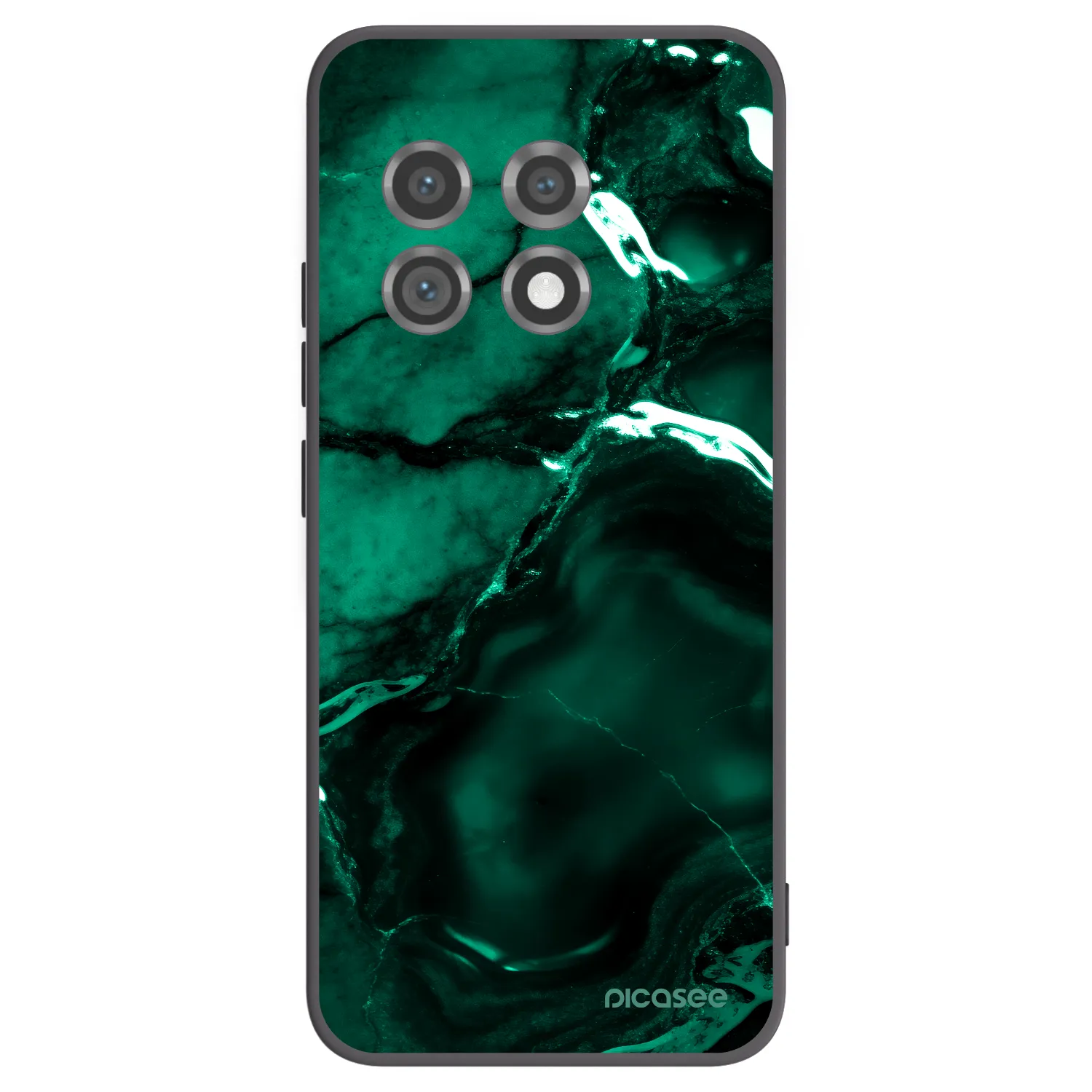 Picasee husă neagră din silicon pentru OnePlus 11 5G - Dark emerald