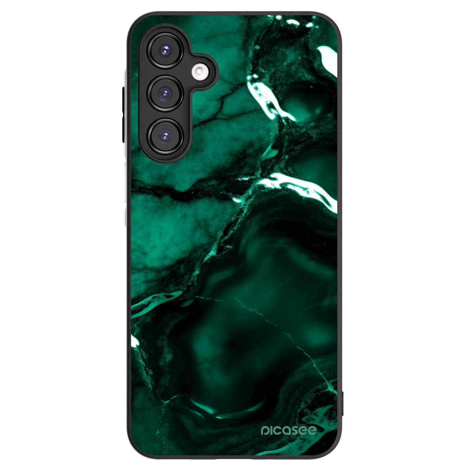 Picasee husă neagră din silicon pentru Samsung Galaxy A16 5G - Dark emerald
