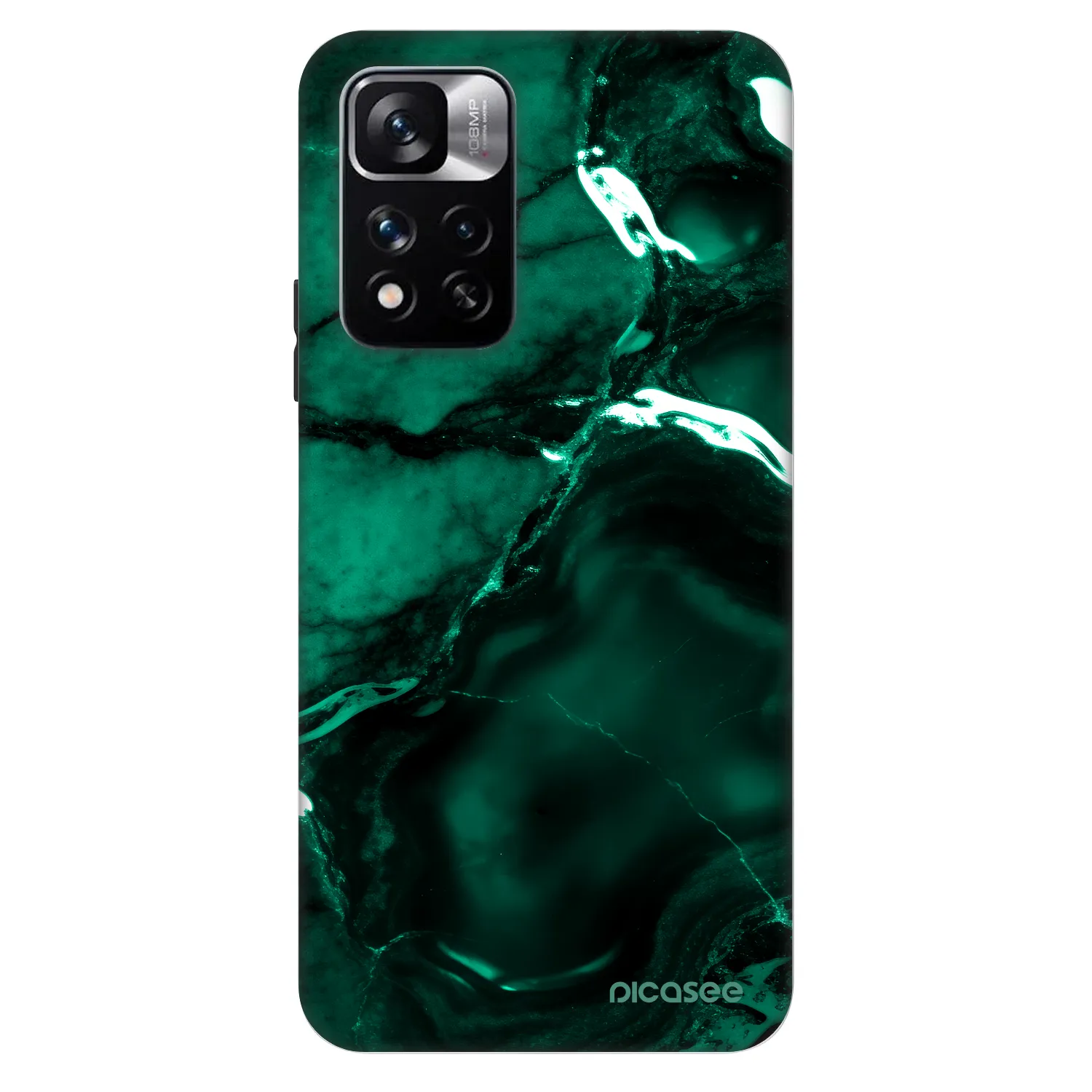 Picasee Fashion Case pentru Xiaomi Redmi Note 11 Pro 5G - Dark emerald