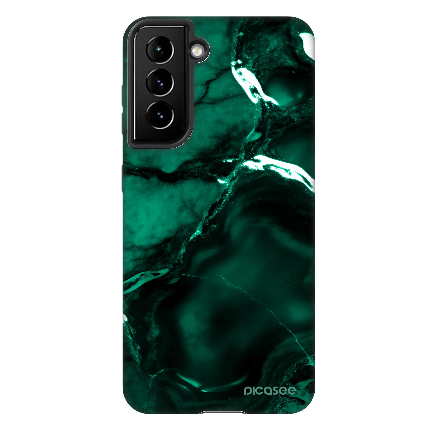 Picasee Fashion Case pentru Samsung Galaxy S22 5G - Dark emerald