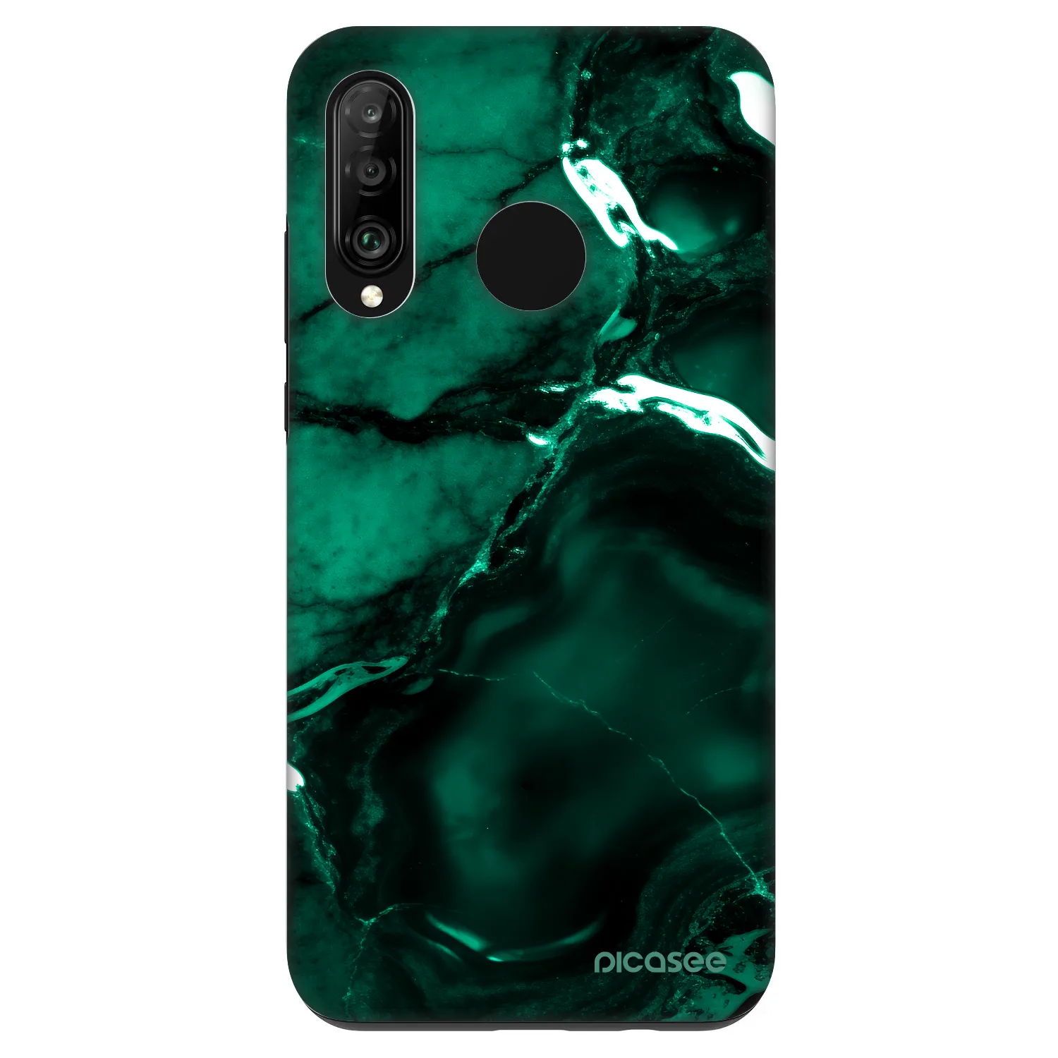 Picasee Fashion Case pentru Huawei P30 Lite - Dark emerald