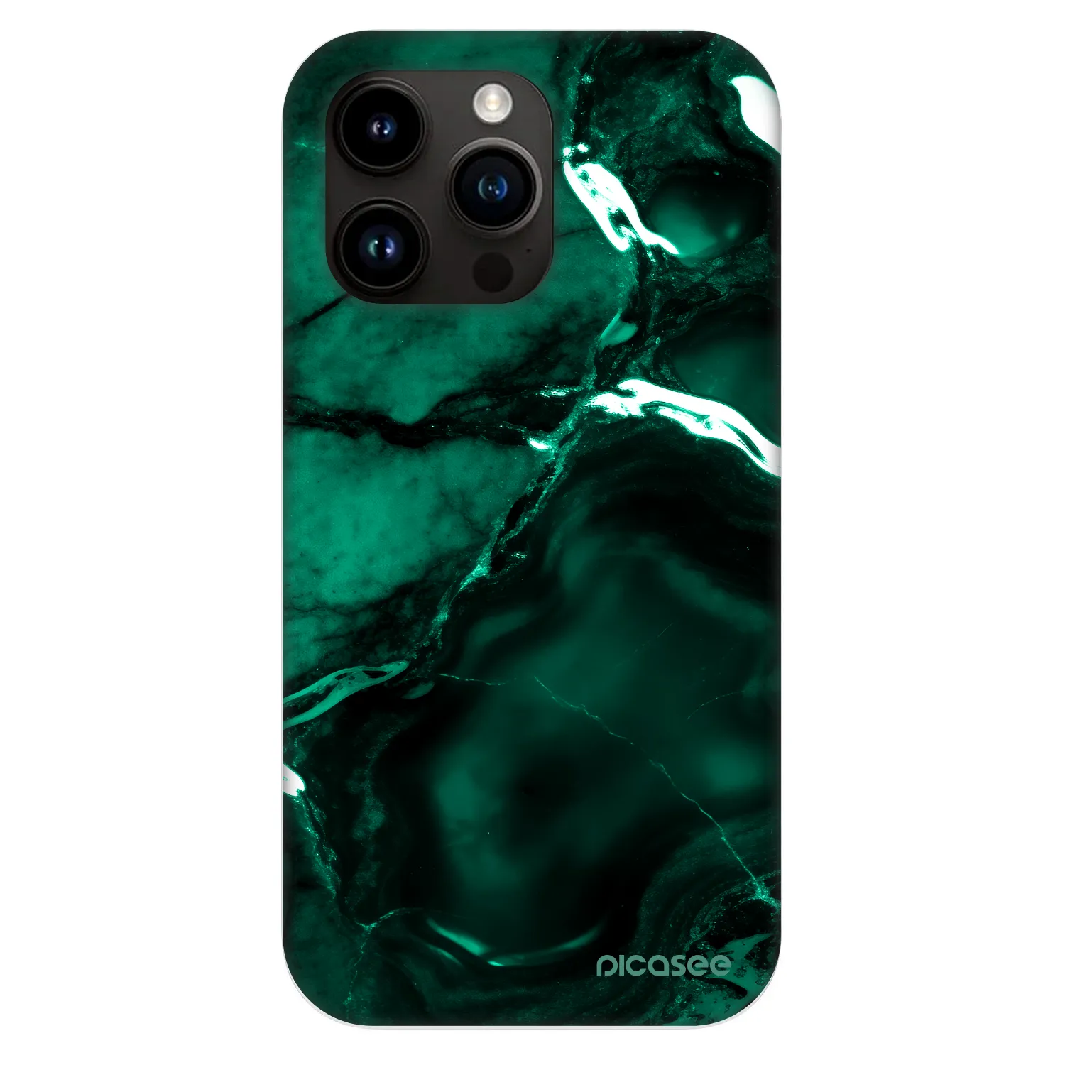 Picasee Fashion Case MagSafe pentru Apple iPhone 13 Pro - Dark emerald