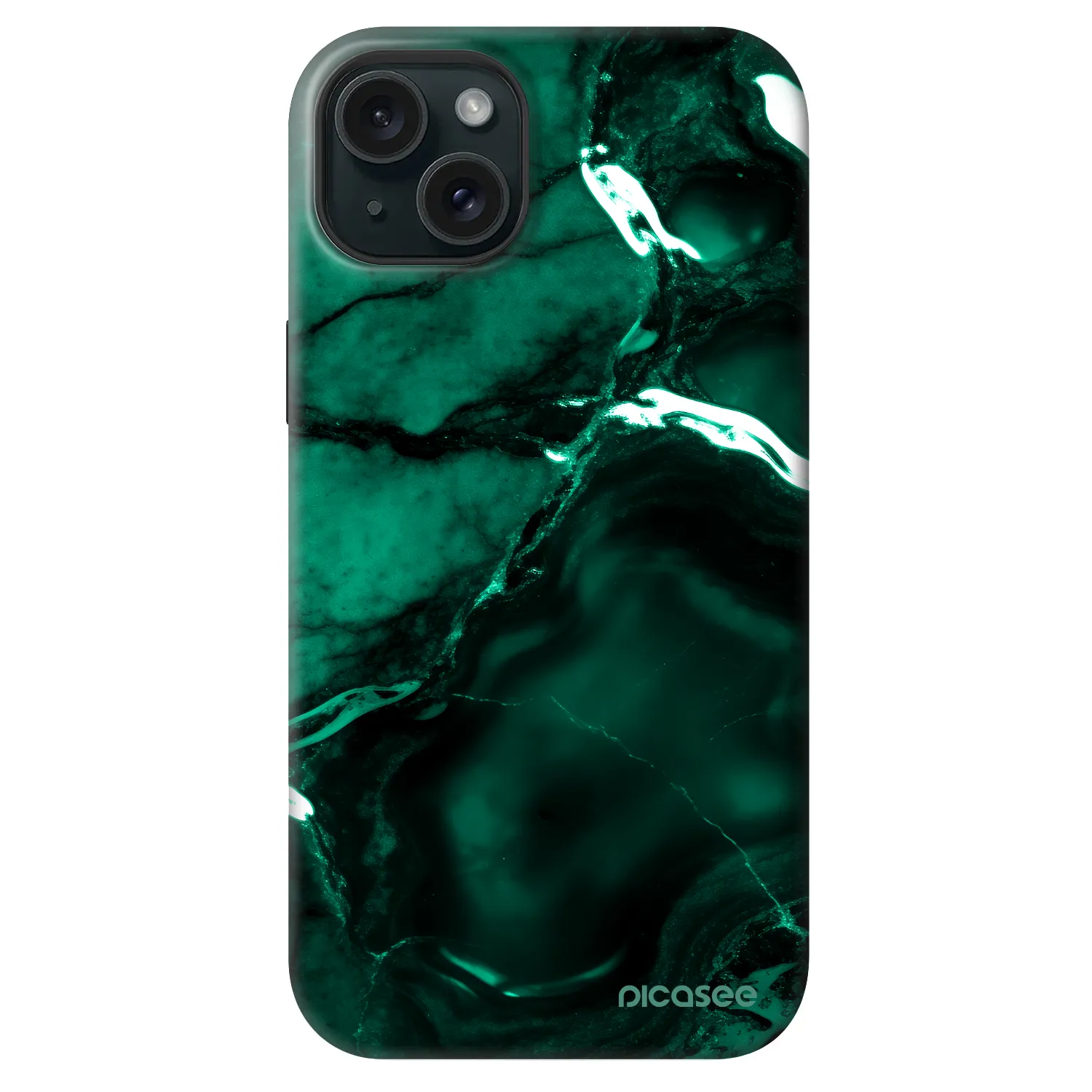 Picasee Fashion Case MagSafe pentru Apple iPhone 14 Plus - Dark emerald