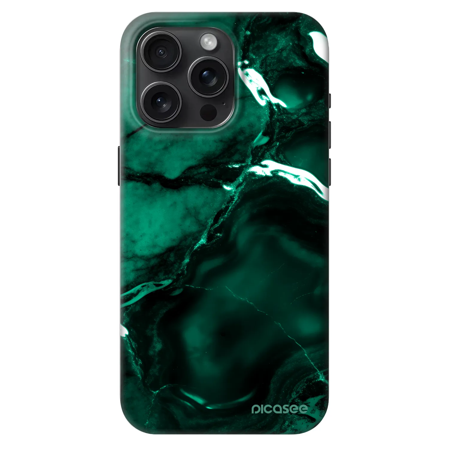 Picasee Fashion Case MagSafe pentru Apple iPhone 15 Pro Max - Dark emerald