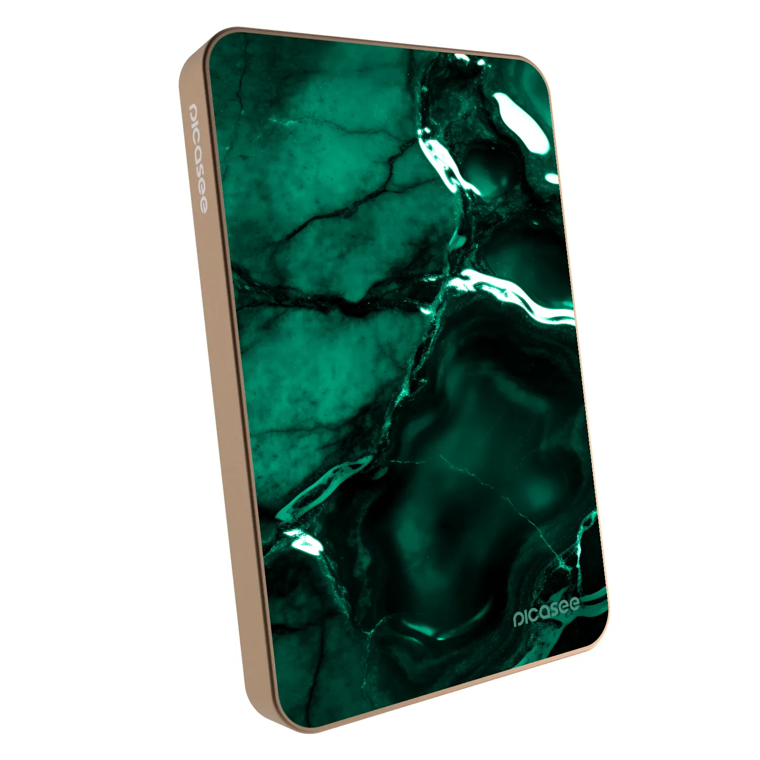 Picasee Powerbank cu MagSafe 5 000 mAh De aur - Dark emerald
