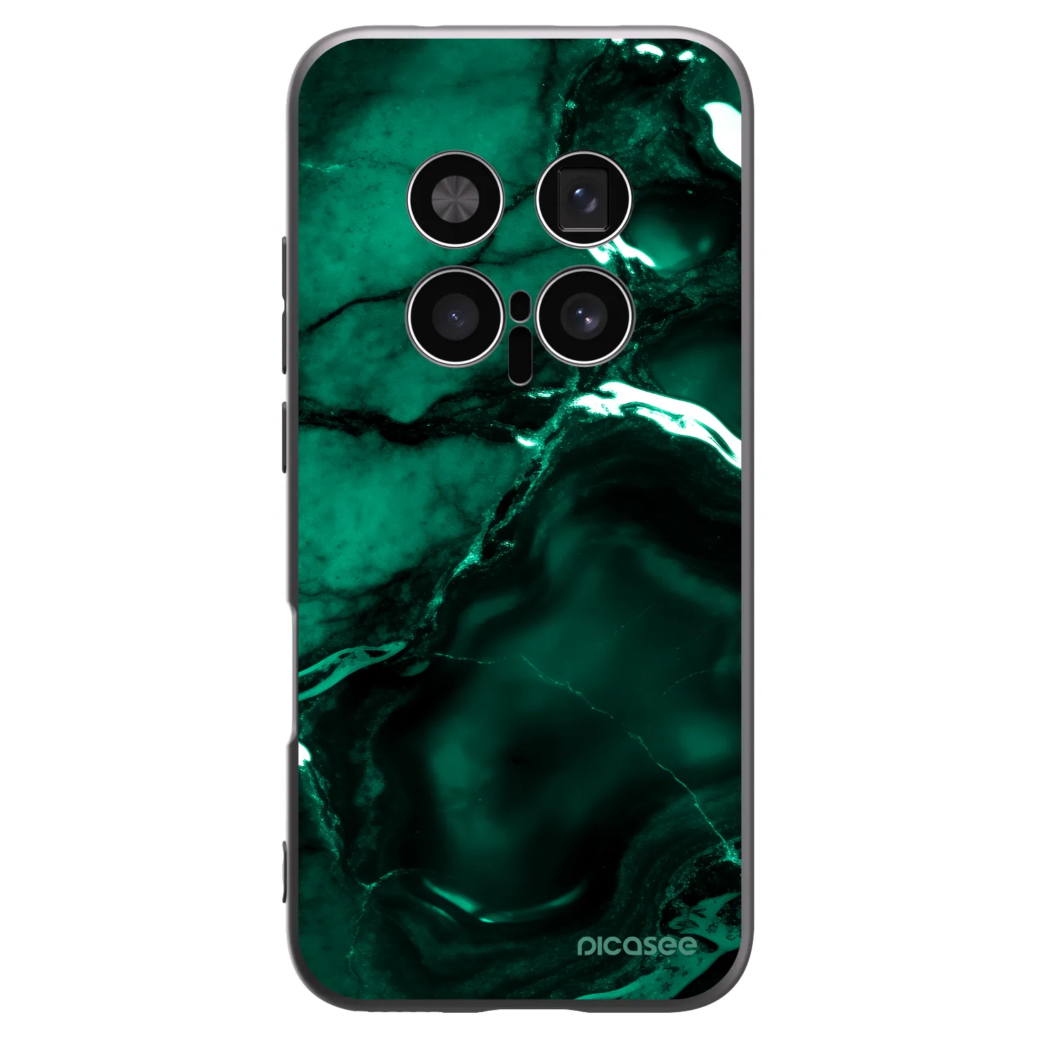 Picasee husă neagră din silicon pentru Honor Magic8 Pro 5G - Dark emerald