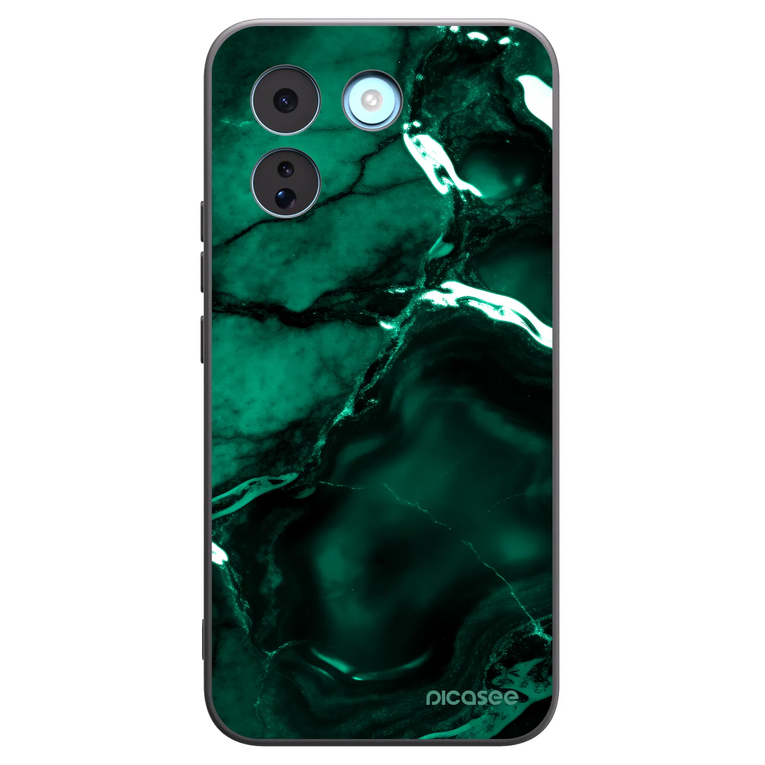 Picasee husă neagră din silicon pentru Xiaomi Redmi Note 17 Pro MAX 5G - Dark emerald