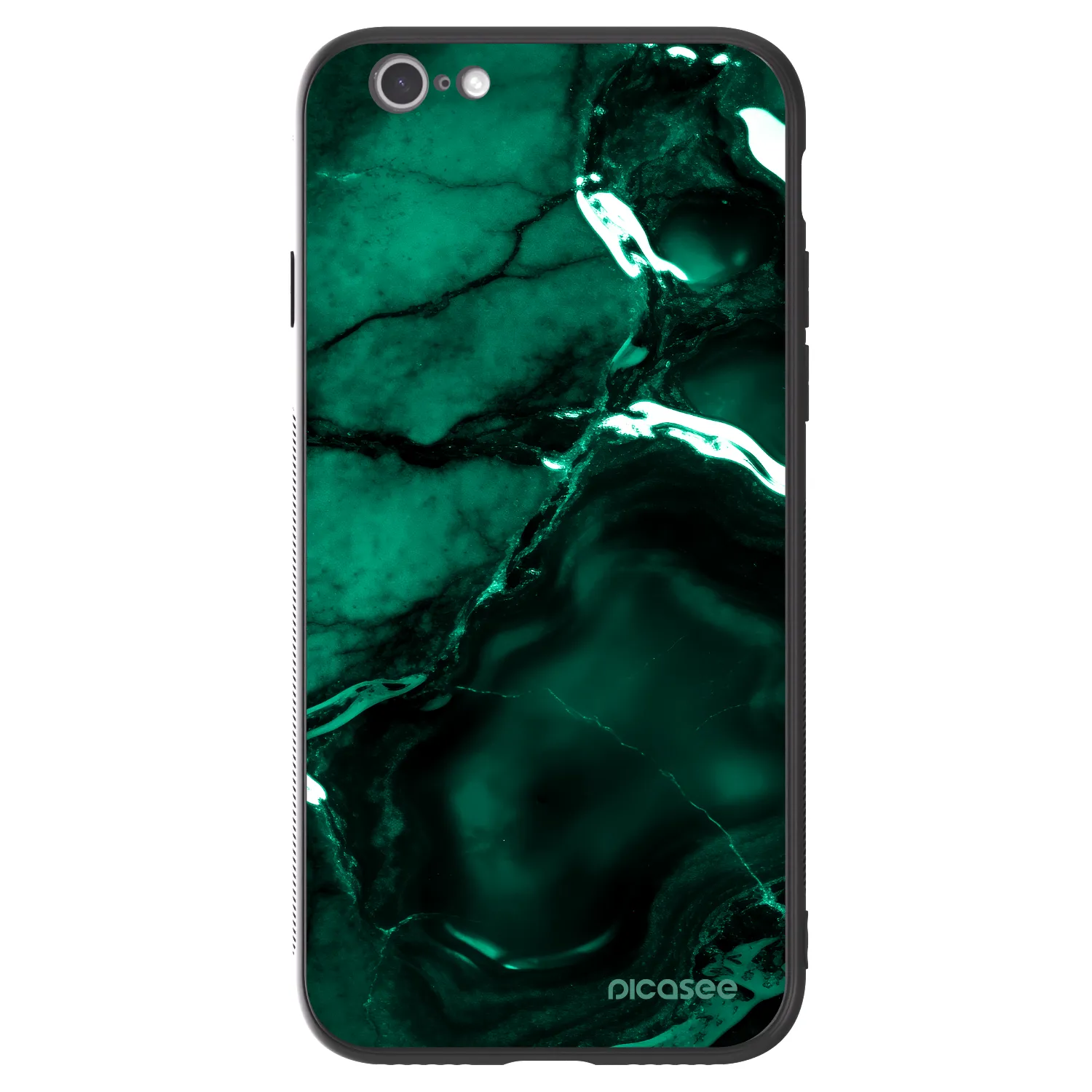 Picasee ULTIMATE CASE pentru Apple iPhone 6/6S - Dark emerald