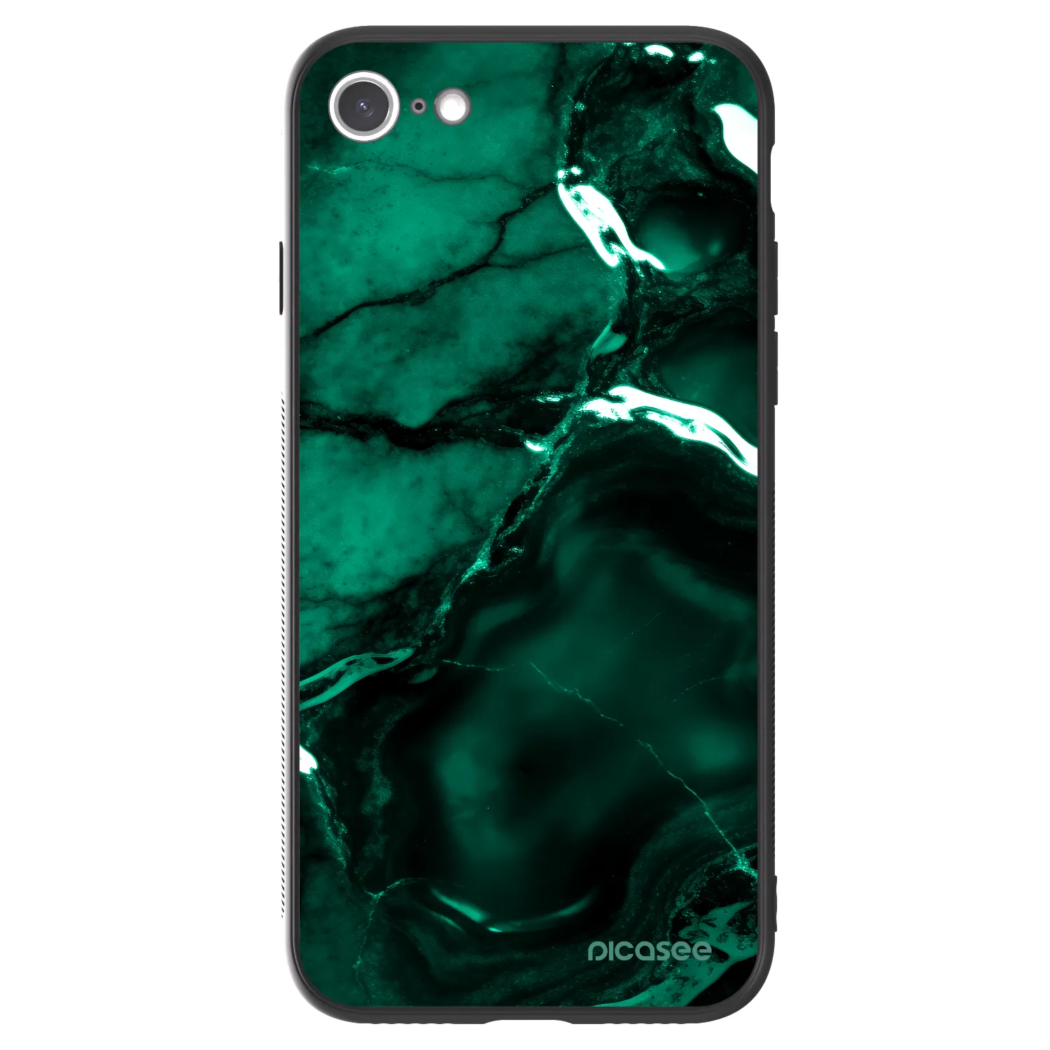 Picasee ULTIMATE CASE pentru Apple iPhone 7 - Dark emerald