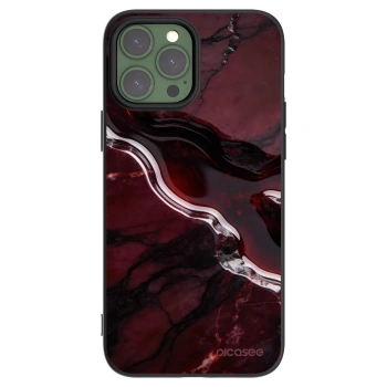 Picasee husă neagră din silicon pentru Apple iPhone 13 Pro Max - Cherry stone