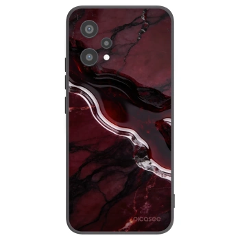 Picasee husă neagră din silicon pentru Realme 9 Pro 5G - Cherry stone