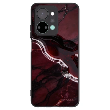 Picasee husă neagră din silicon pentru Honor X7a - Cherry stone