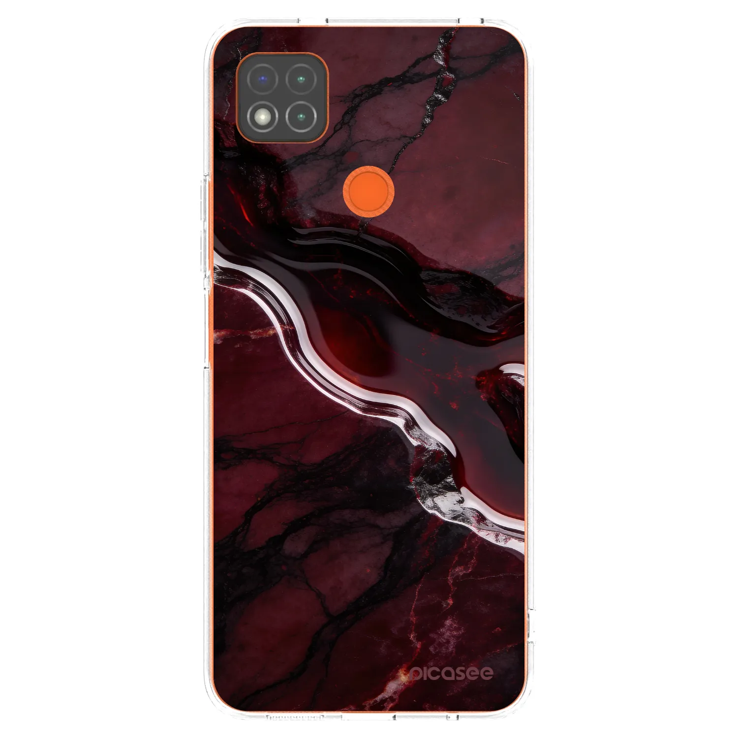Picasee husă transparentă din silicon pentru Xiaomi Redmi 9C - Cherry stone