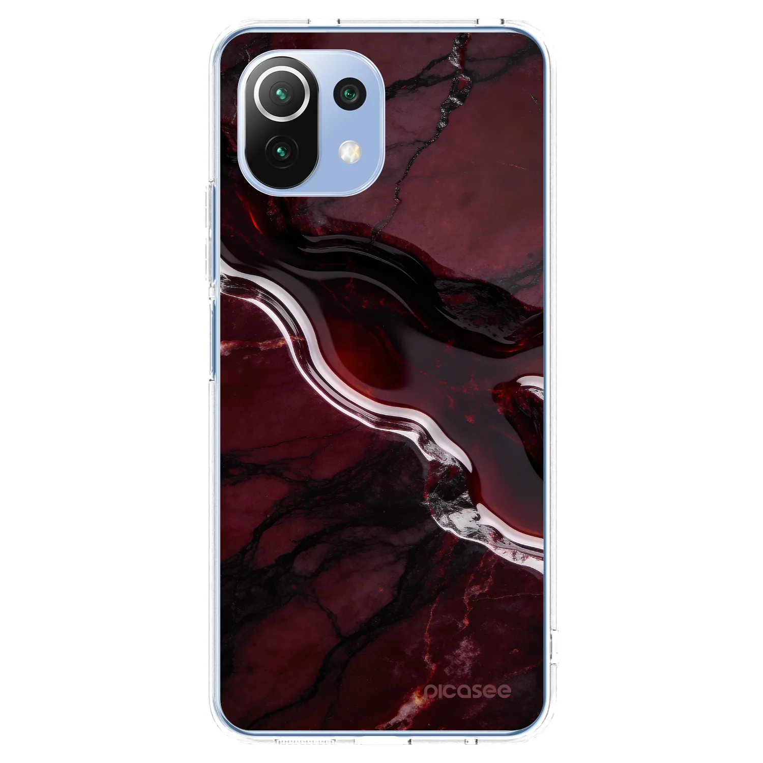 Picasee husă transparentă din silicon pentru Xiaomi Mi 11 Lite - Cherry stone