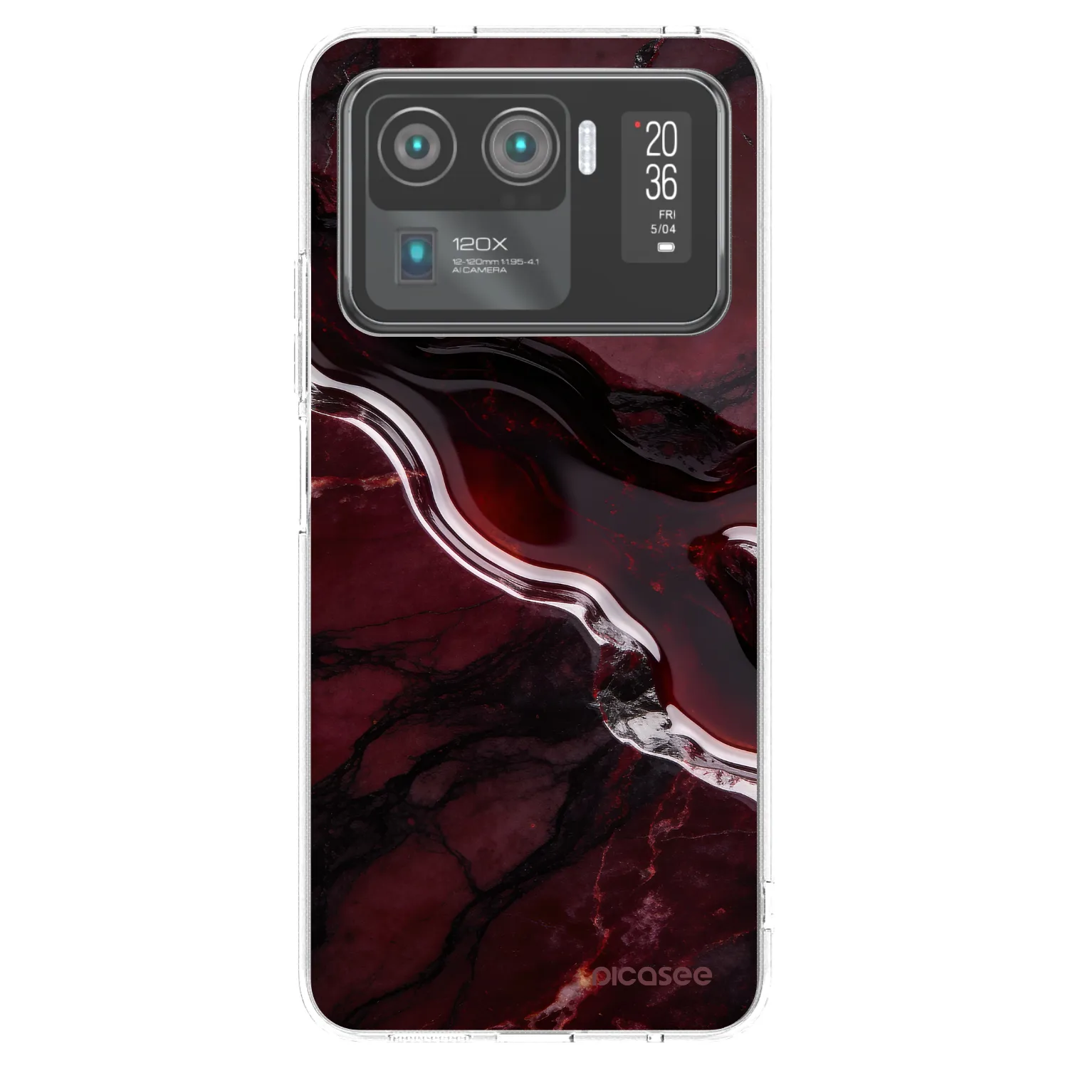 Picasee husă transparentă din silicon pentru Xiaomi Mi 11 Ultra - Cherry stone