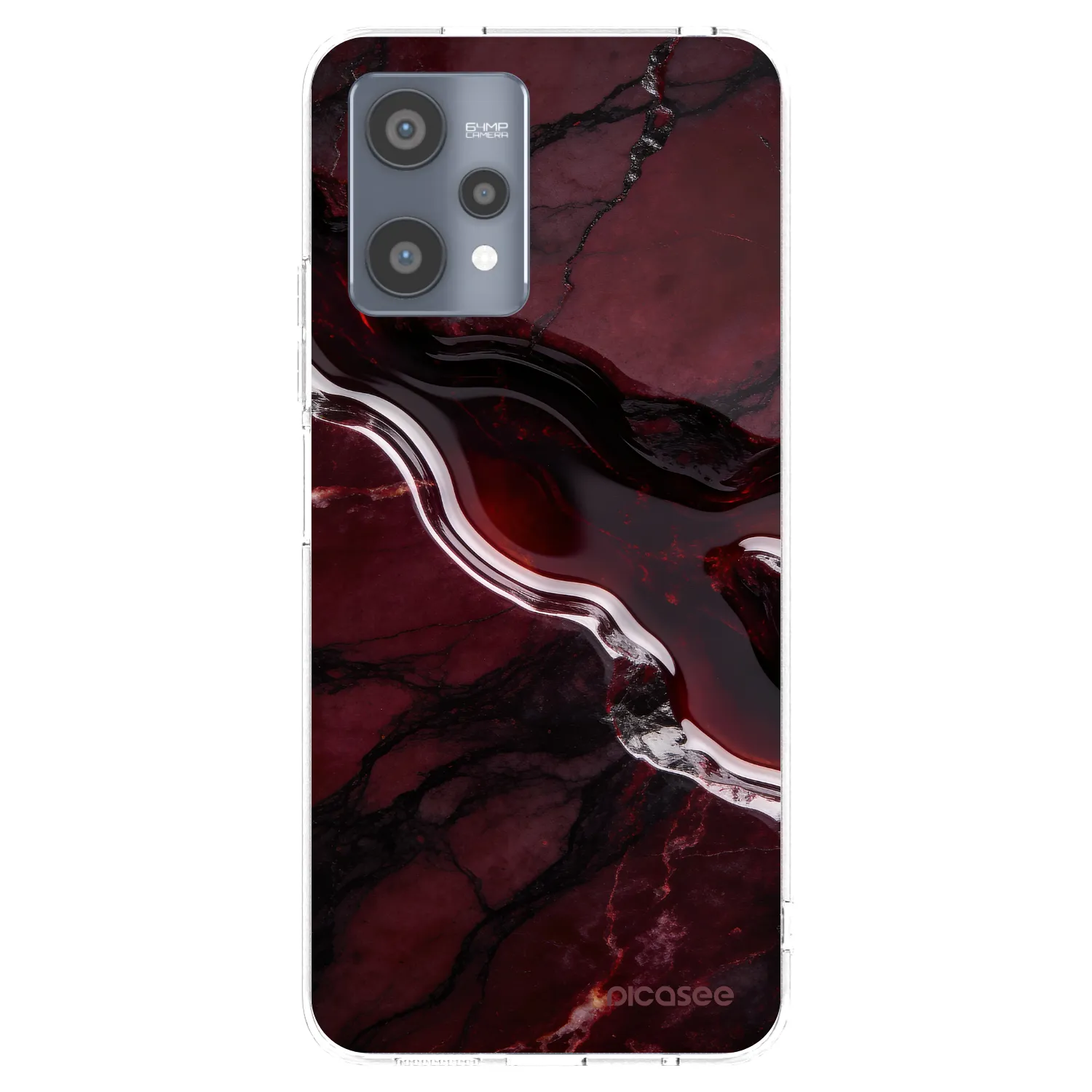 Picasee husă transparentă din silicon pentru Realme 9 Pro 5G - Cherry stone