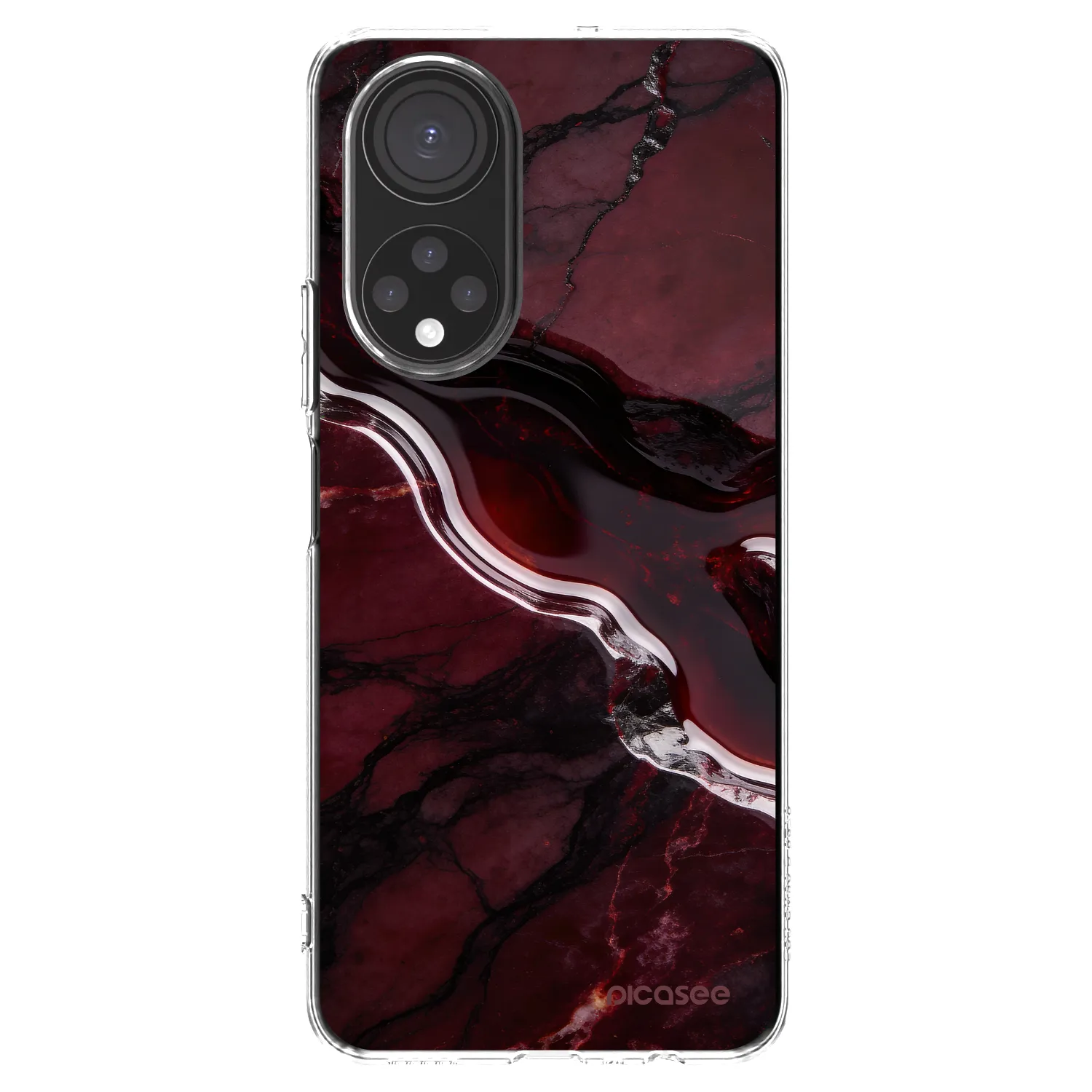 Picasee husă transparentă din silicon pentru Honor X7 - Cherry stone