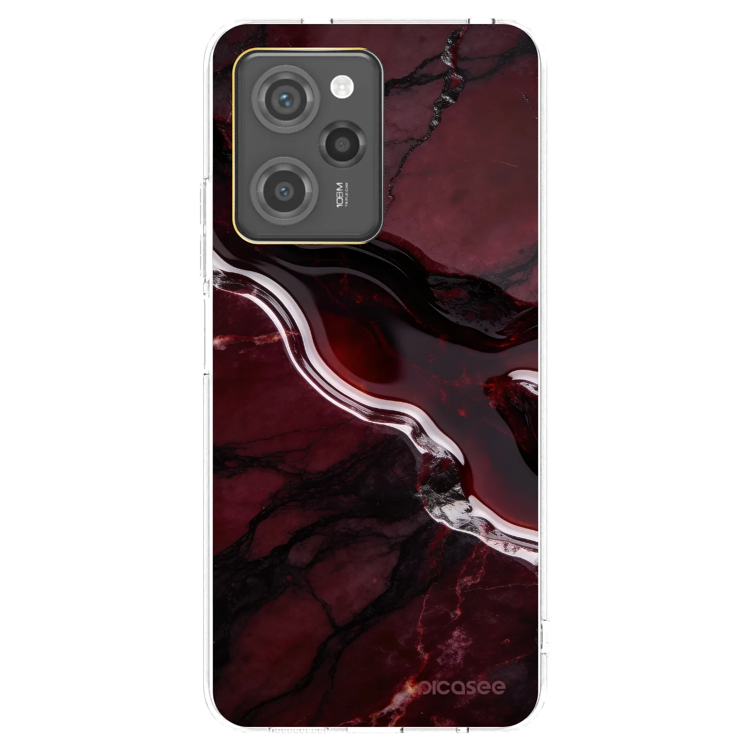 Picasee husă transparentă din silicon pentru Xiaomi Poco X5 Pro - Cherry stone