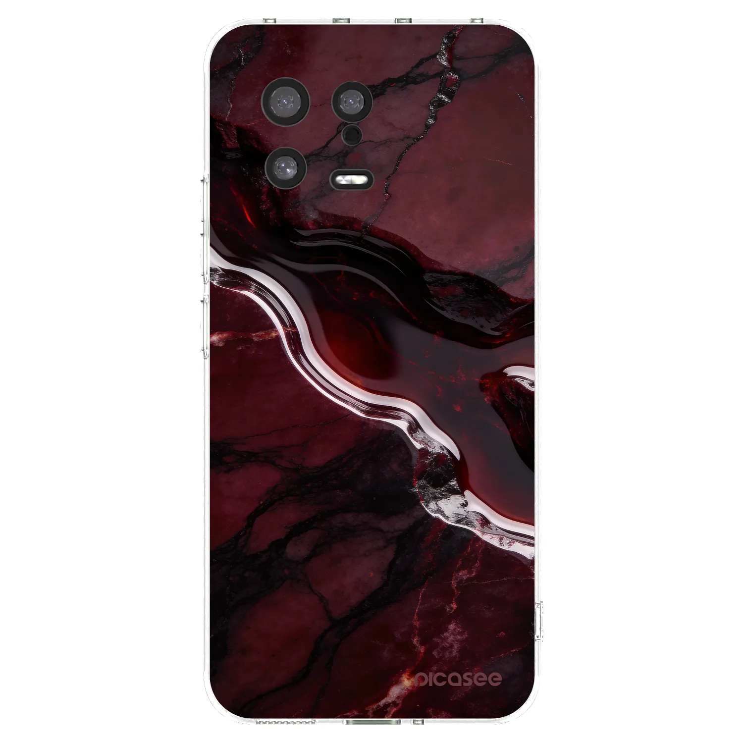 Picasee husă transparentă din silicon pentru Xiaomi 13 - Cherry stone