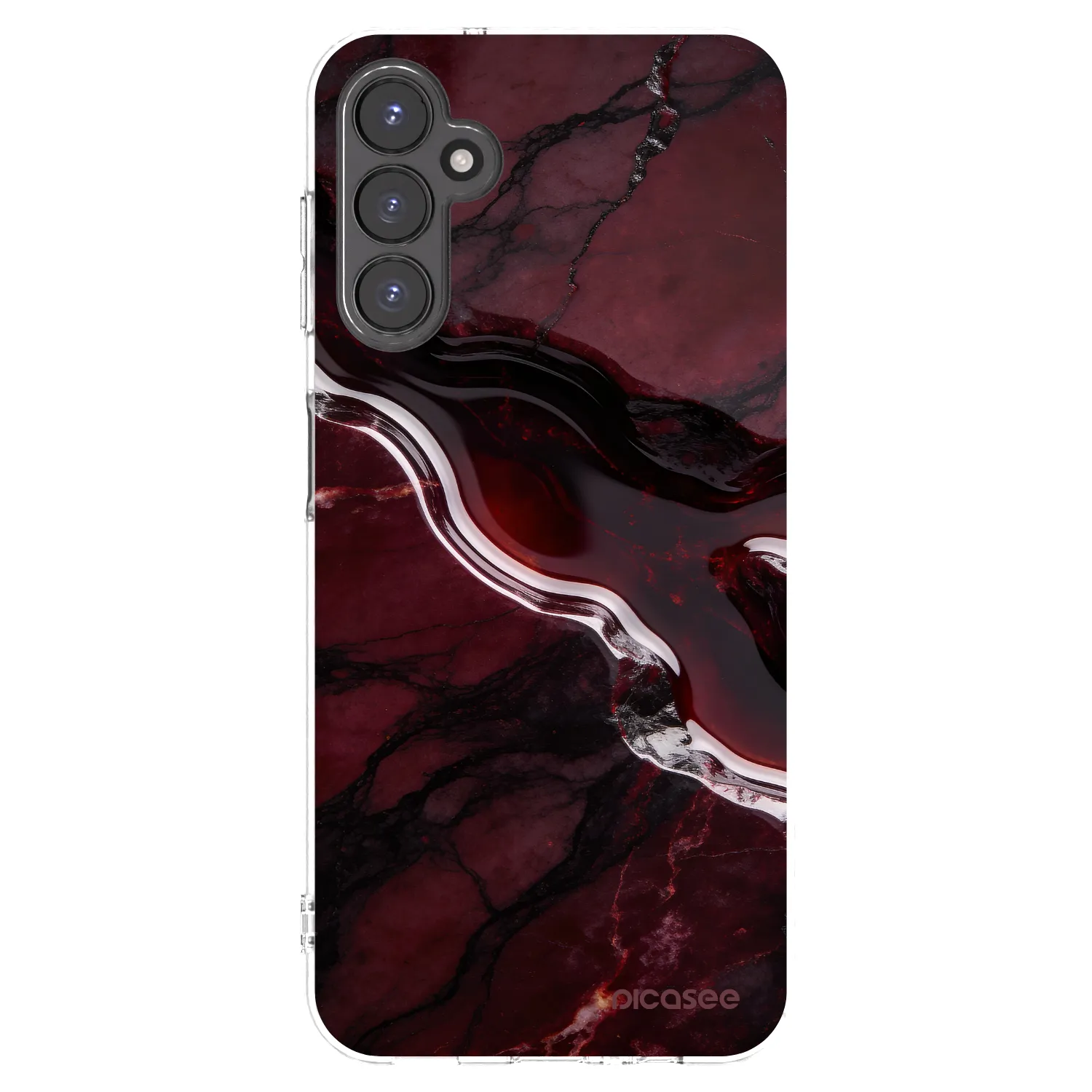 Picasee husă transparentă din silicon pentru Samsung Galaxy A14 5G A146P - Cherry stone