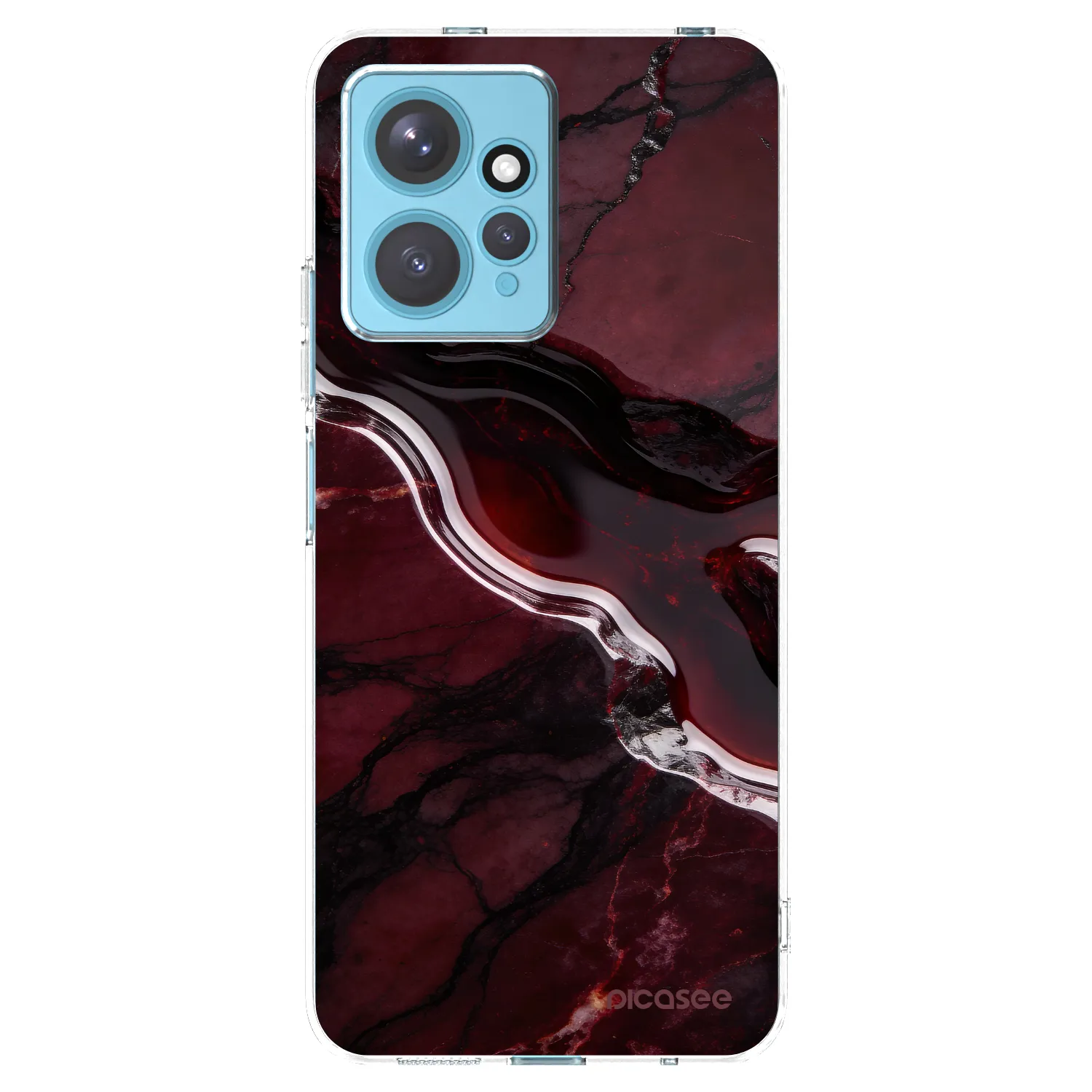 Picasee husă transparentă din silicon pentru Xiaomi Redmi Note 12 4G - Cherry stone