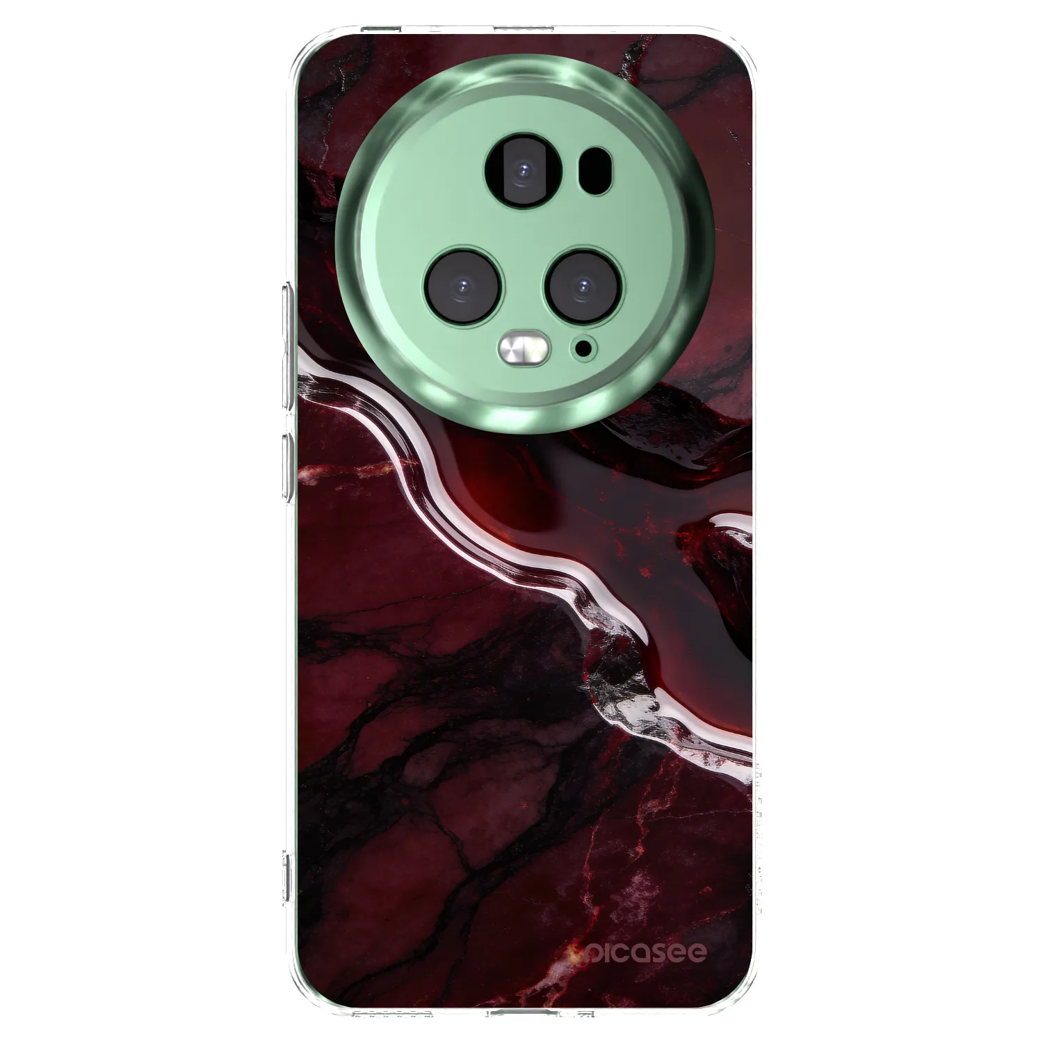 Picasee husă transparentă din silicon pentru Honor Magic5 Pro - Cherry stone