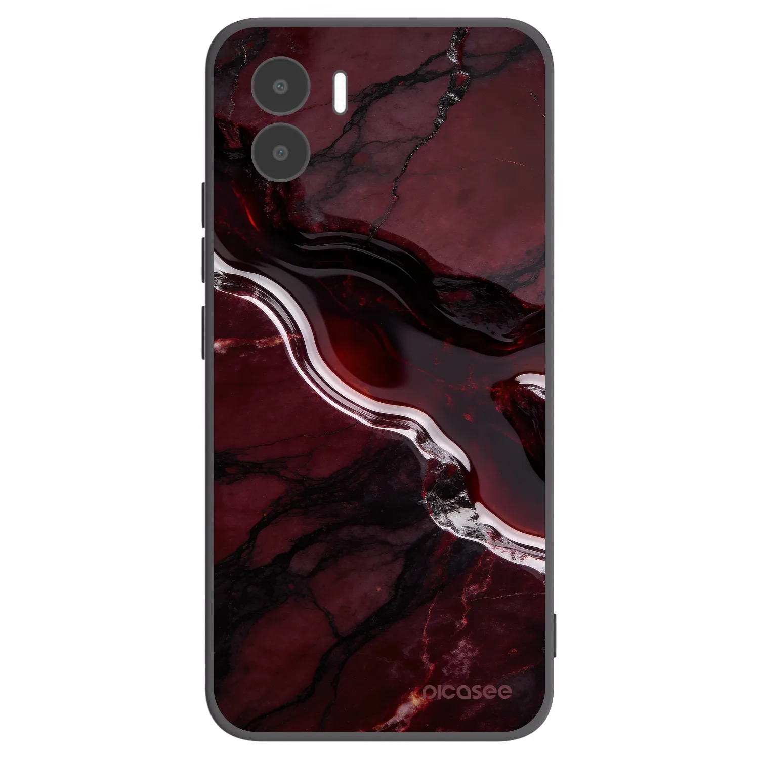 Picasee husă neagră din silicon pentru Xiaomi Redmi A2 - Cherry stone
