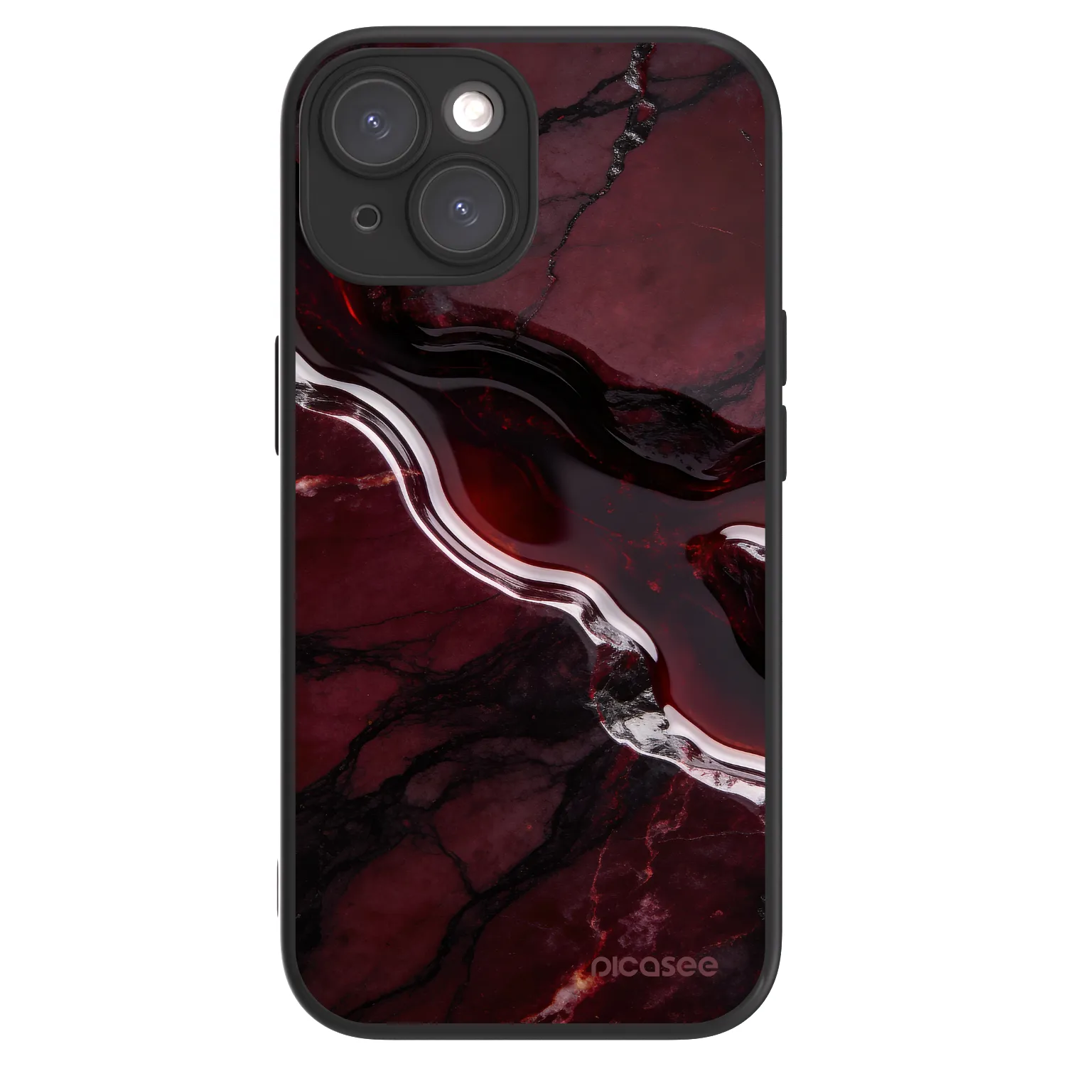 Picasee ULTIMATE CASE MagSafe pentru Apple iPhone 15 - Cherry stone