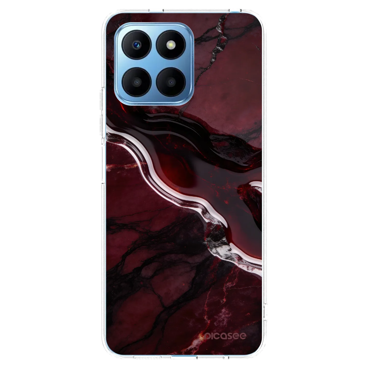 Picasee husă transparentă din silicon pentru Honor 70 Lite - Cherry stone