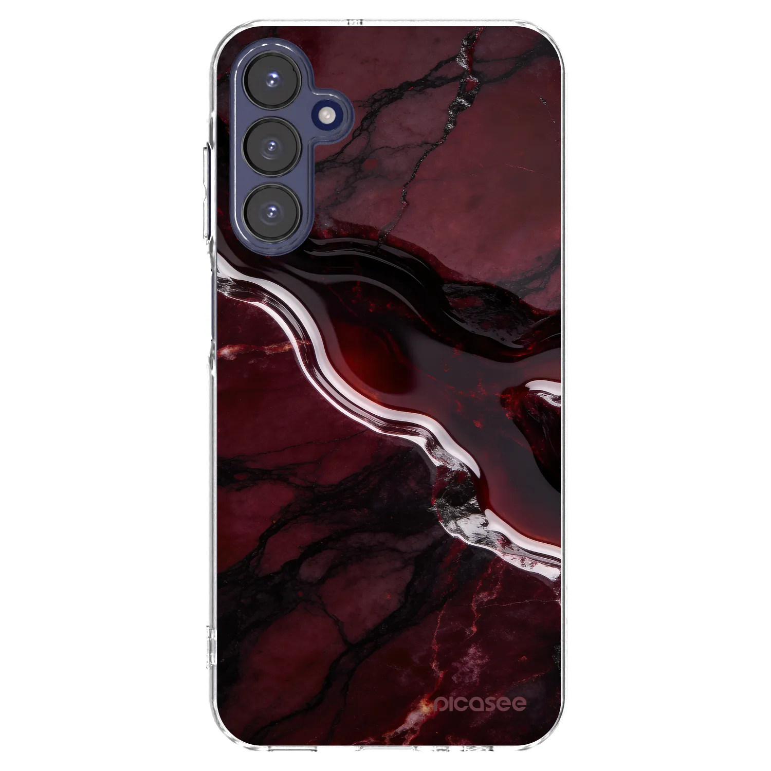 Picasee husă transparentă din silicon pentru Samsung Galaxy A15 A155F 4G - Cherry stone