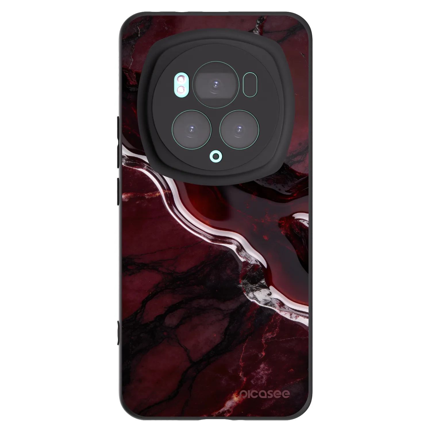 Picasee husă neagră din silicon pentru Honor Magic6 Pro - Cherry stone