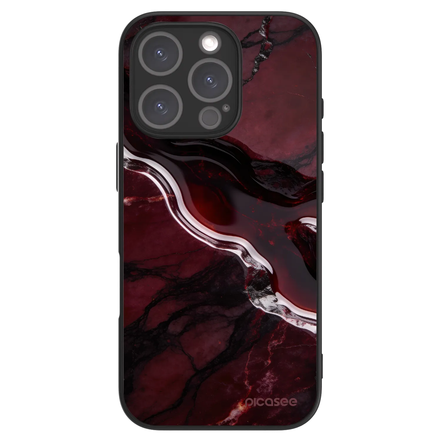 Picasee ULTIMATE CASE MagSafe pentru Apple iPhone 16 Pro - Cherry stone
