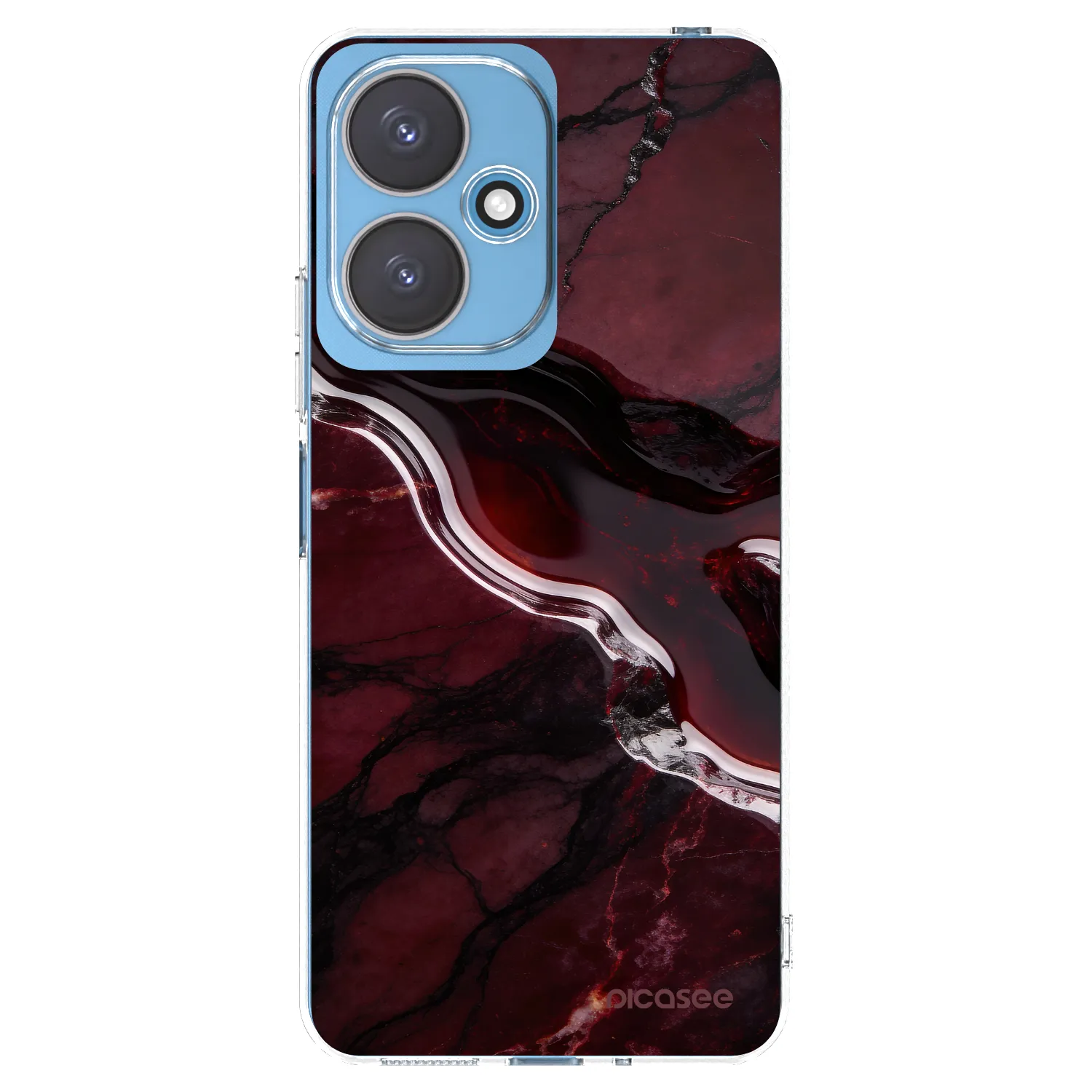 Picasee husă transparentă din silicon pentru Xiaomi Redmi 13C 5G - Cherry stone