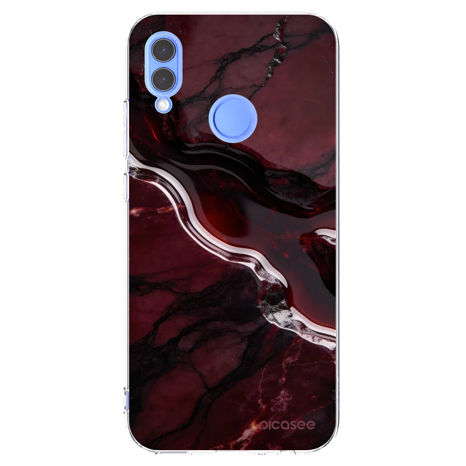 Picasee husă transparentă din silicon pentru Honor 10 Lite - Cherry stone