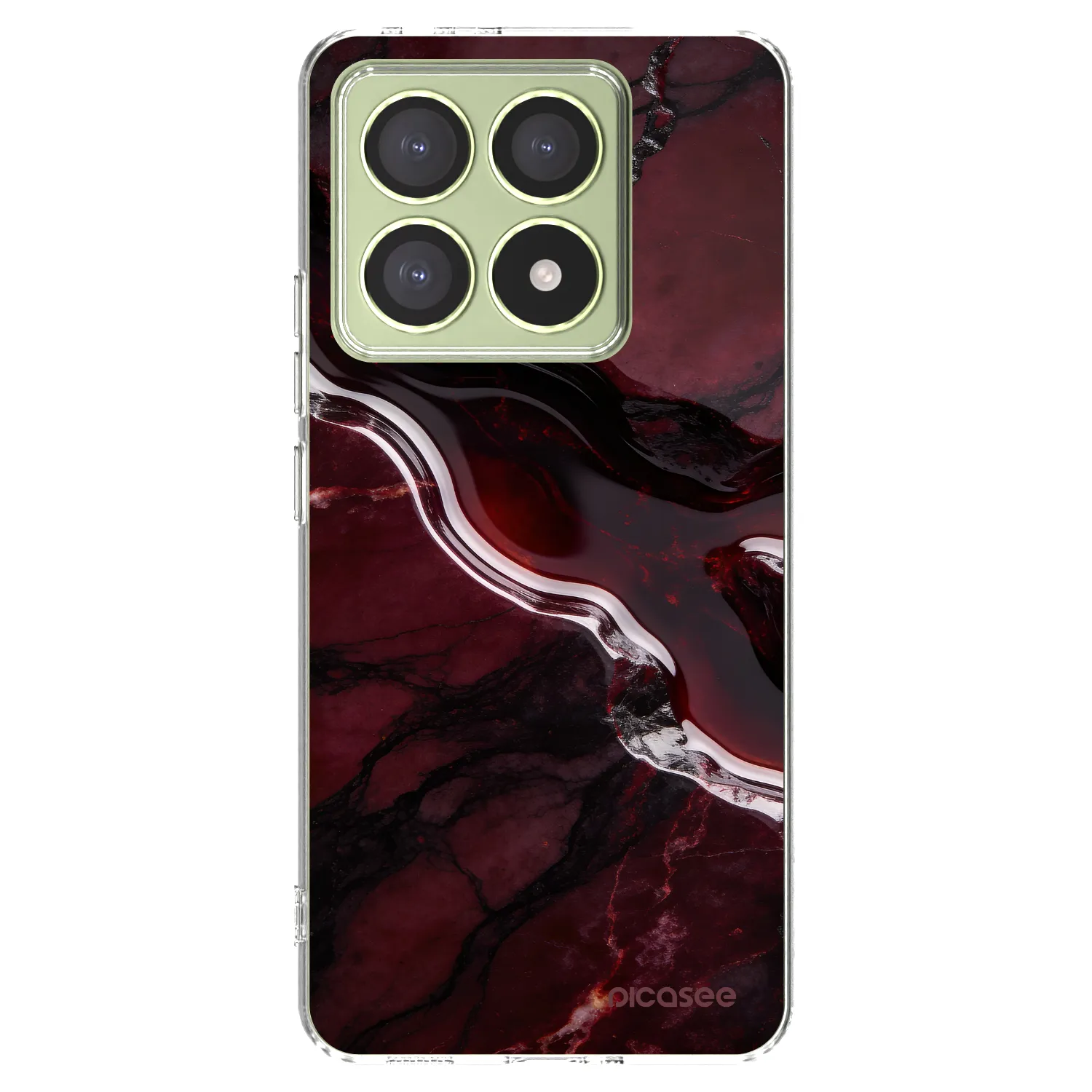 Picasee husă transparentă din silicon pentru Xiaomi 14T - Cherry stone