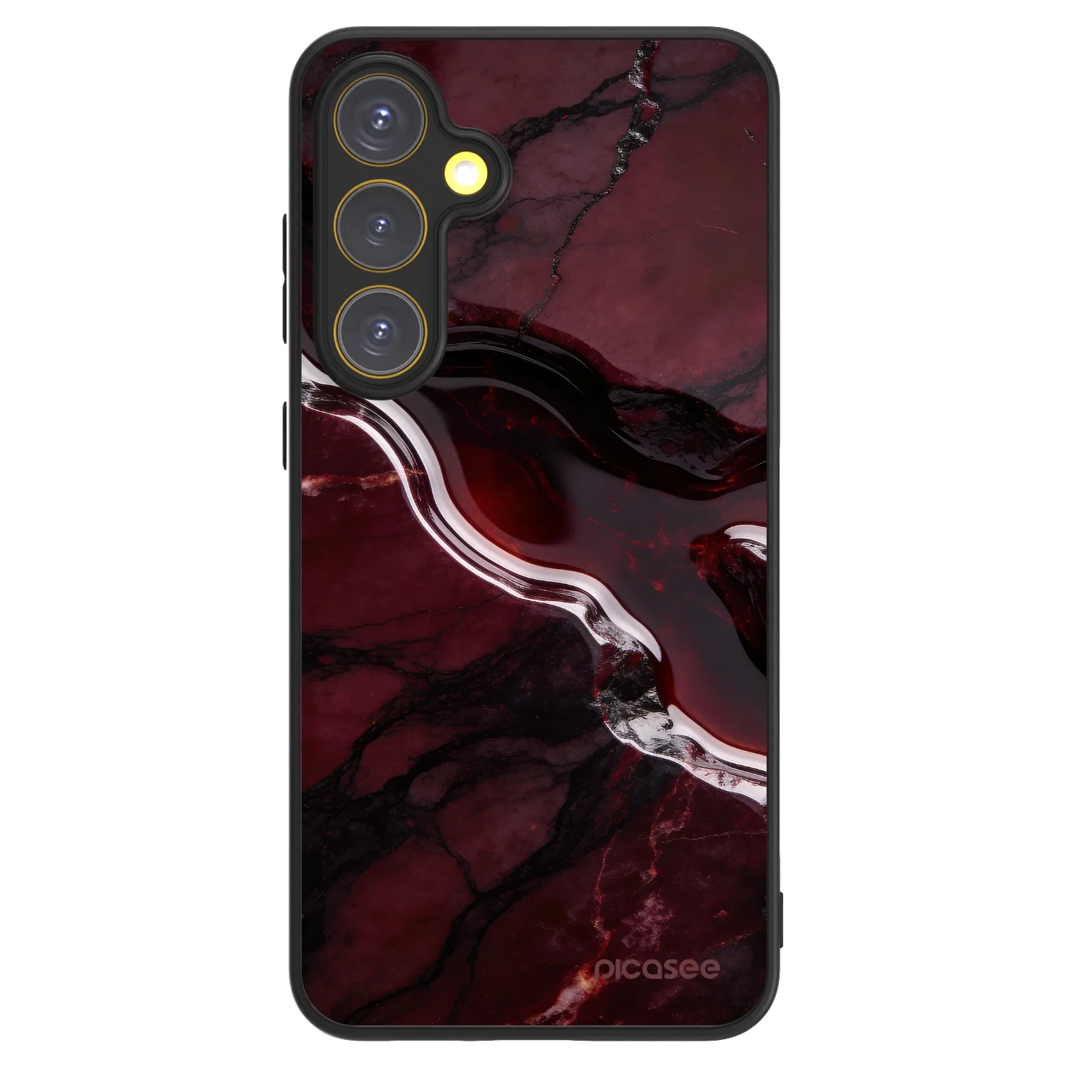 Picasee ULTIMATE CASE PowerShare pentru Samsung Galaxy S24 FE S721B - Cherry stone
