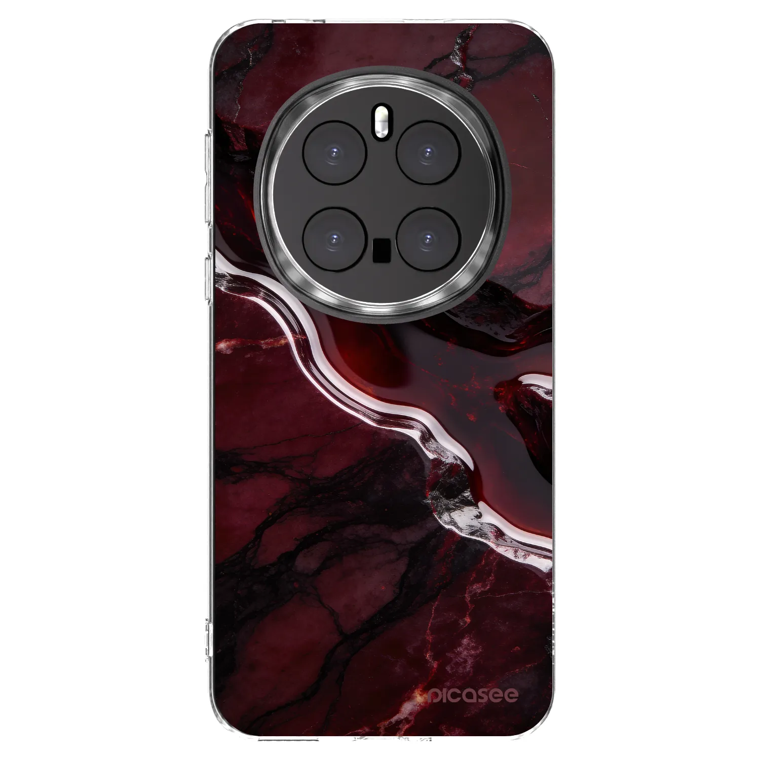 Picasee husă transparentă din silicon pentru Honor Magic7 Pro 5G - Cherry stone