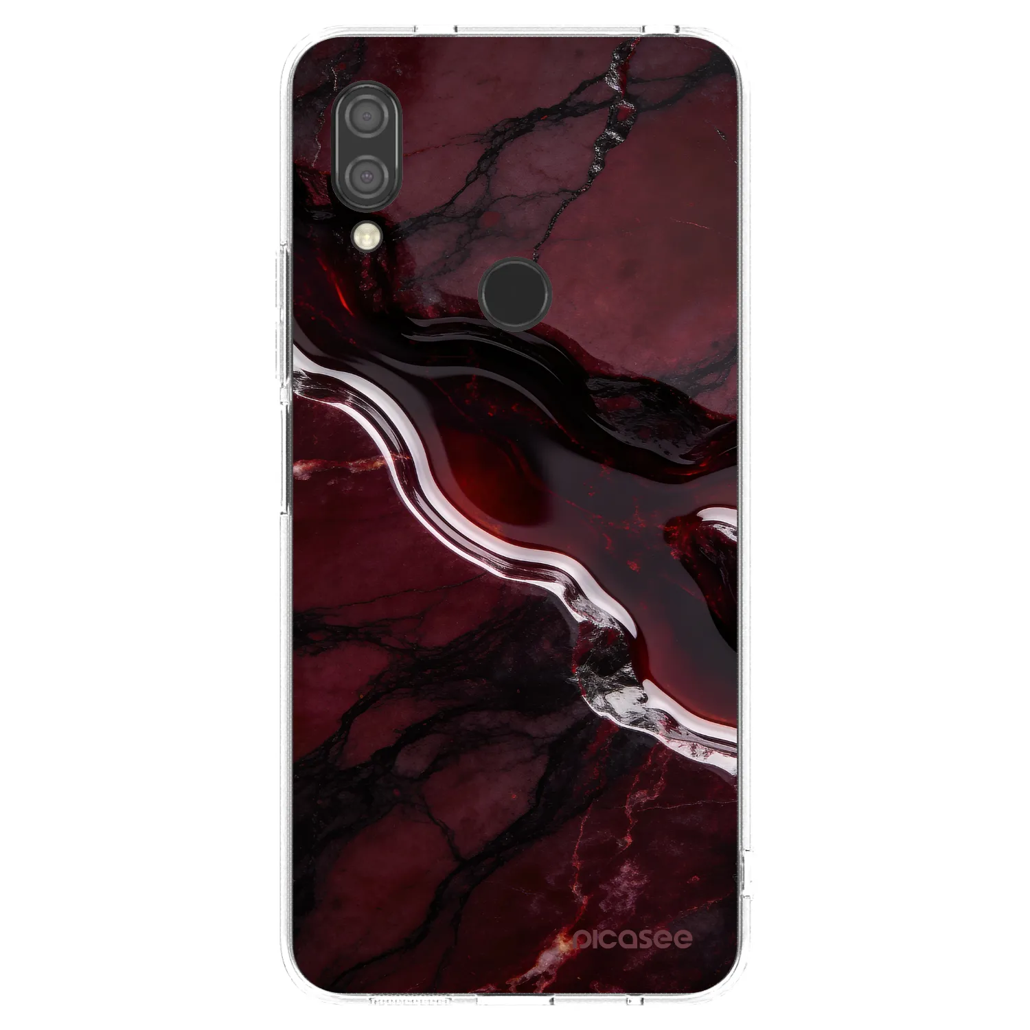 Picasee husă transparentă din silicon pentru Xiaomi Redmi 7 - Cherry stone