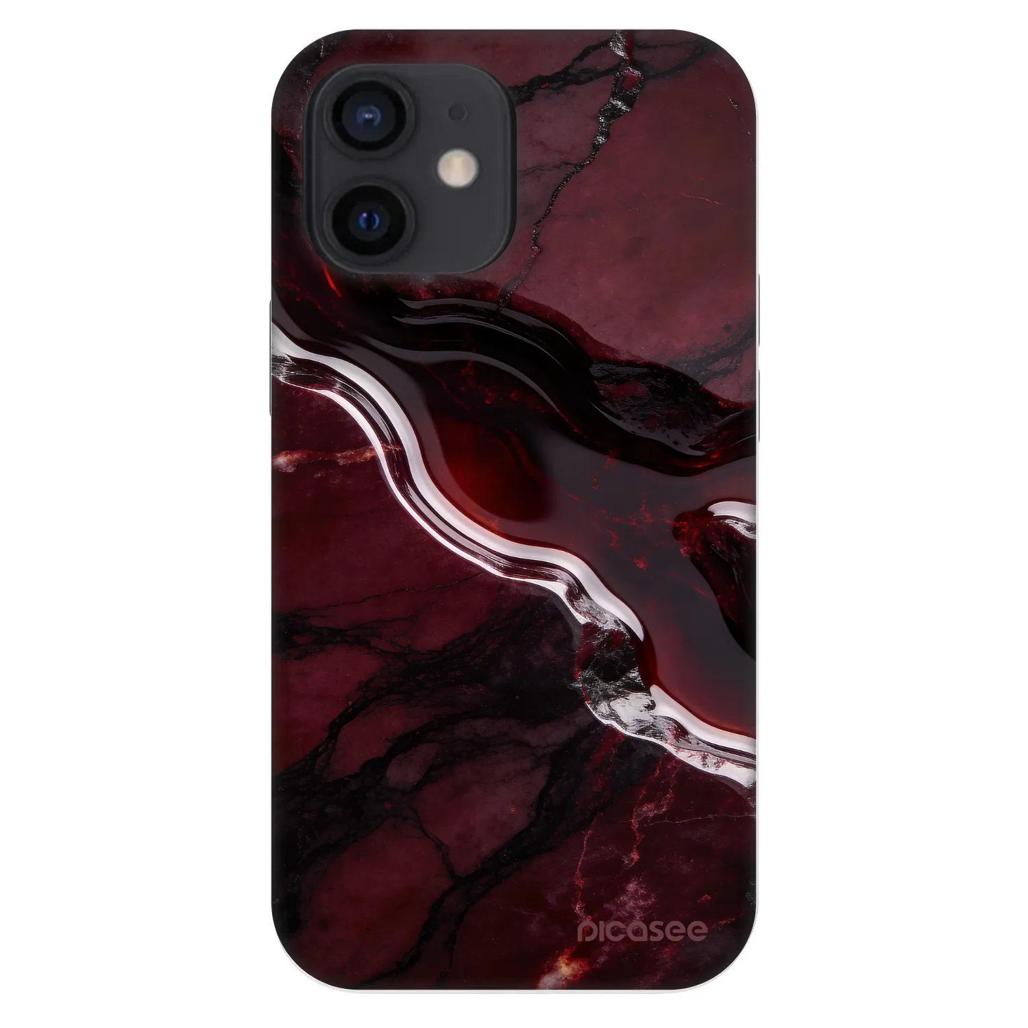 Picasee Fashion Case pentru Apple iPhone 12 mini - Cherry stone