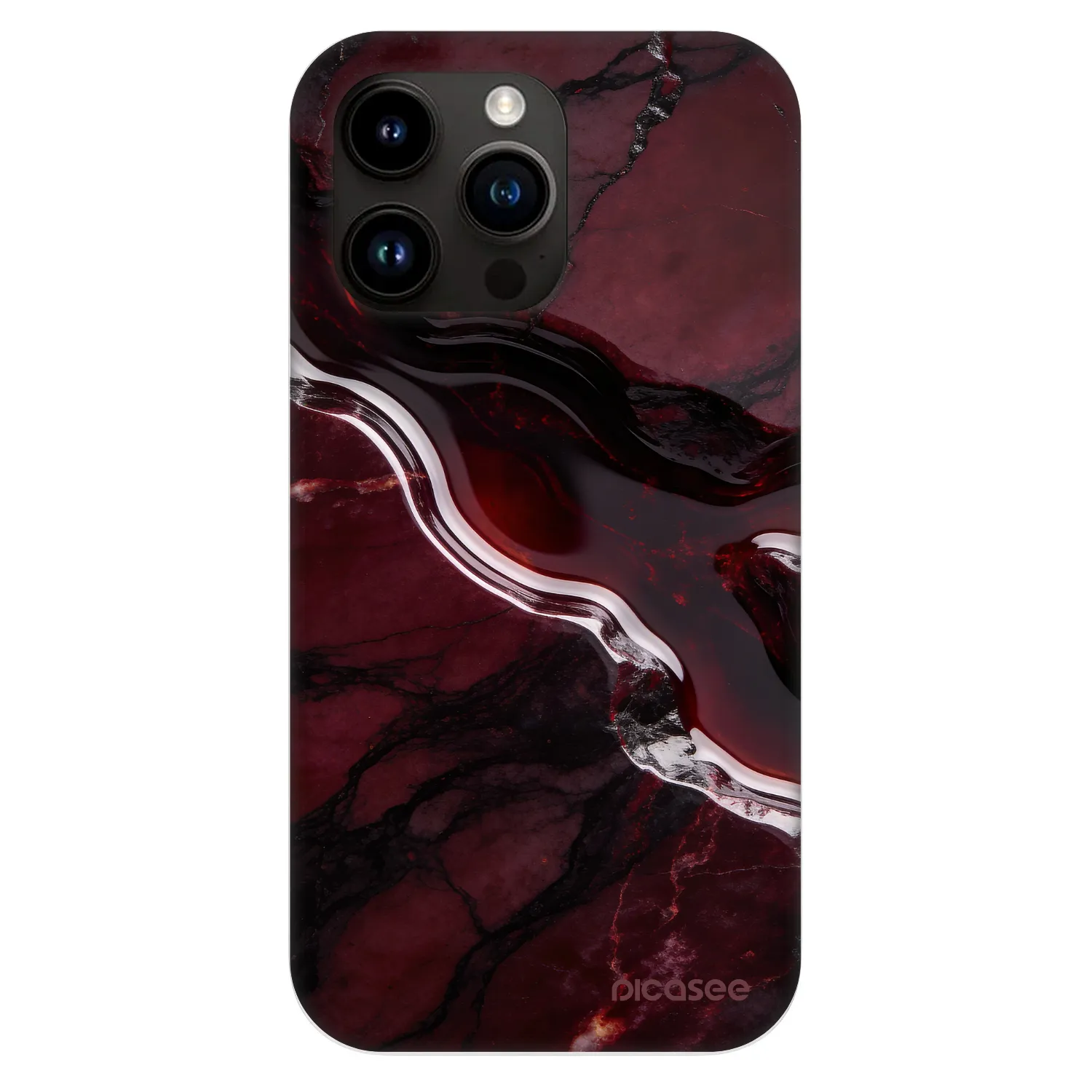 Picasee Fashion Case MagSafe pentru Apple iPhone 13 Pro - Cherry stone