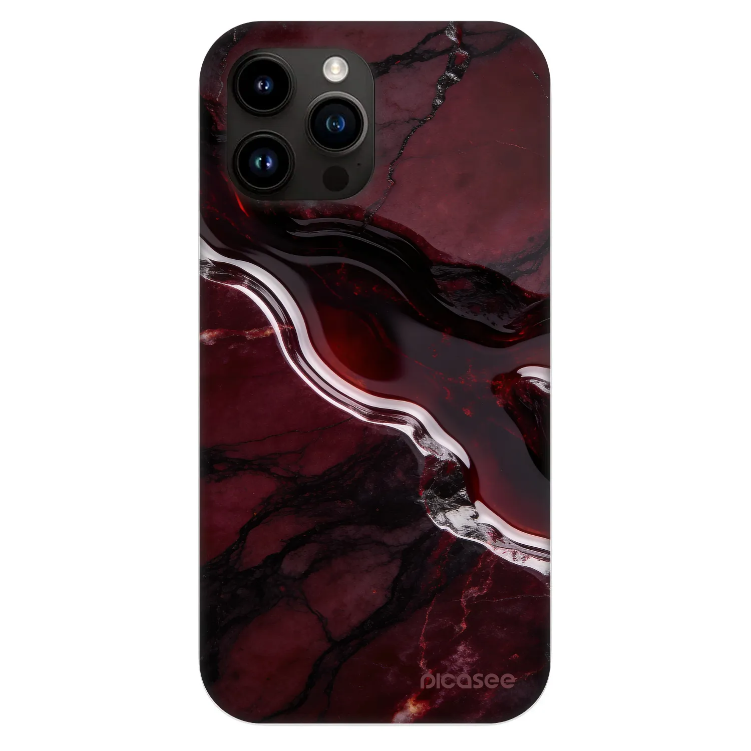 Picasee Fashion Case MagSafe pentru Apple iPhone 13 Pro Max - Cherry stone