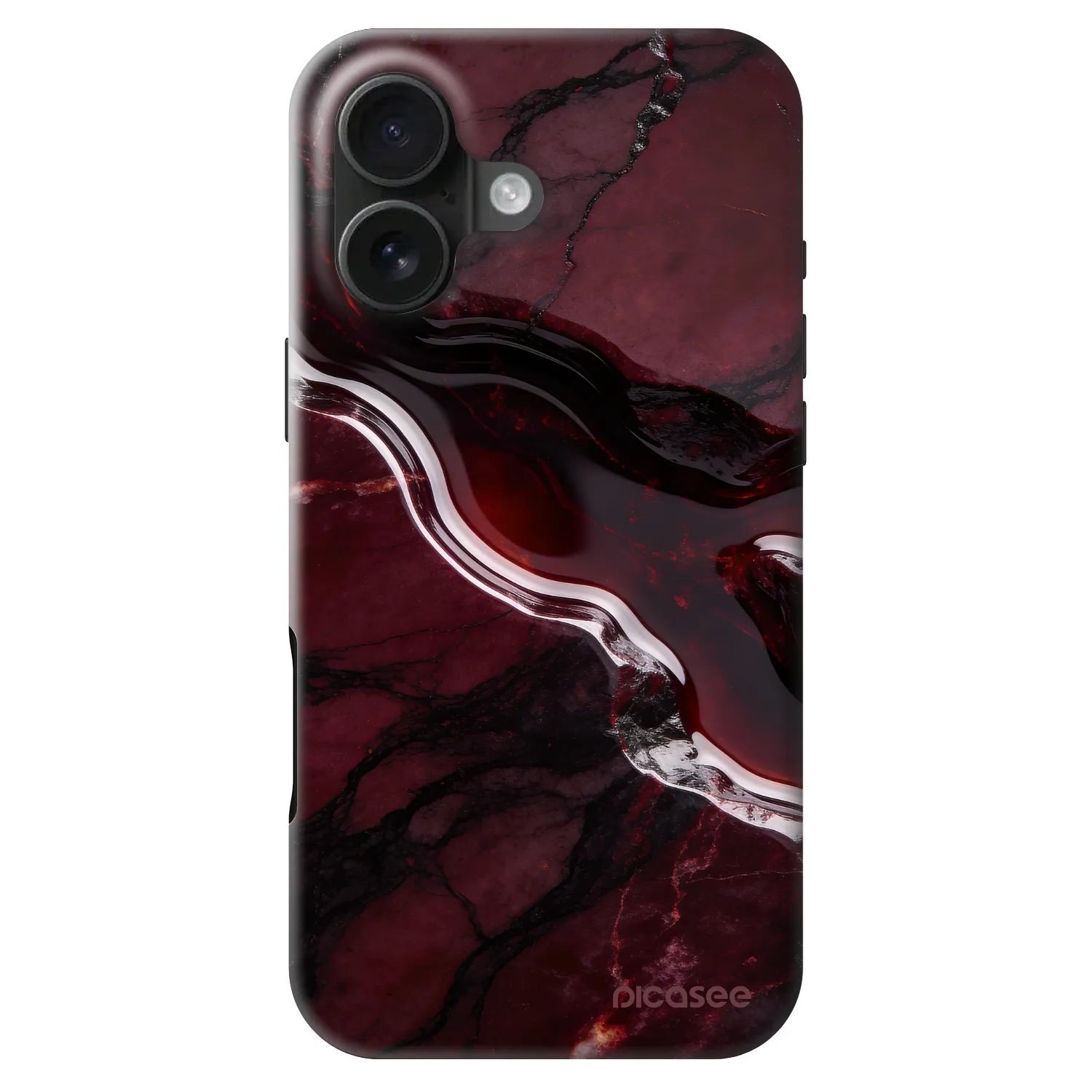 Picasee Fashion Case MagSafe pentru Apple iPhone 16 - Cherry stone